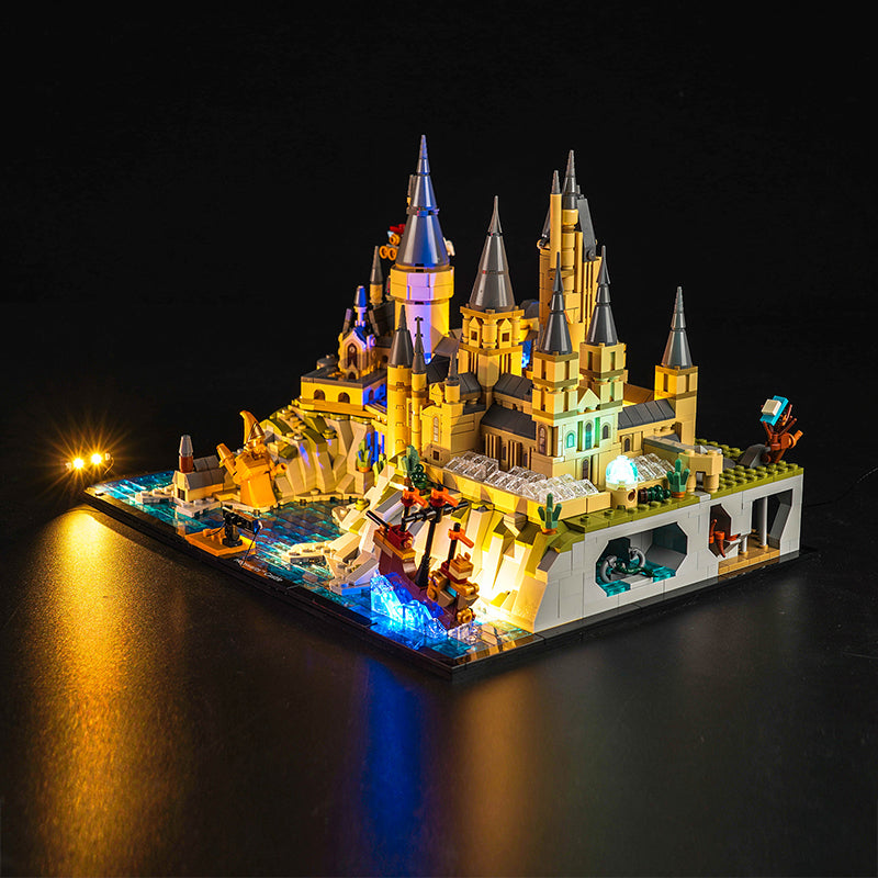 Kit d'éclairage BrickBling pour le château et les jardins de Poudlard LEGO 76419