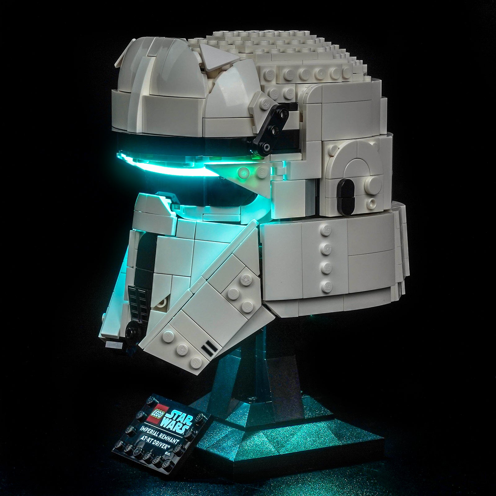 BrickBling Light Kit for LEGO Star Wars Imperial Remnant AT-RT Driver™ Helmet 75458