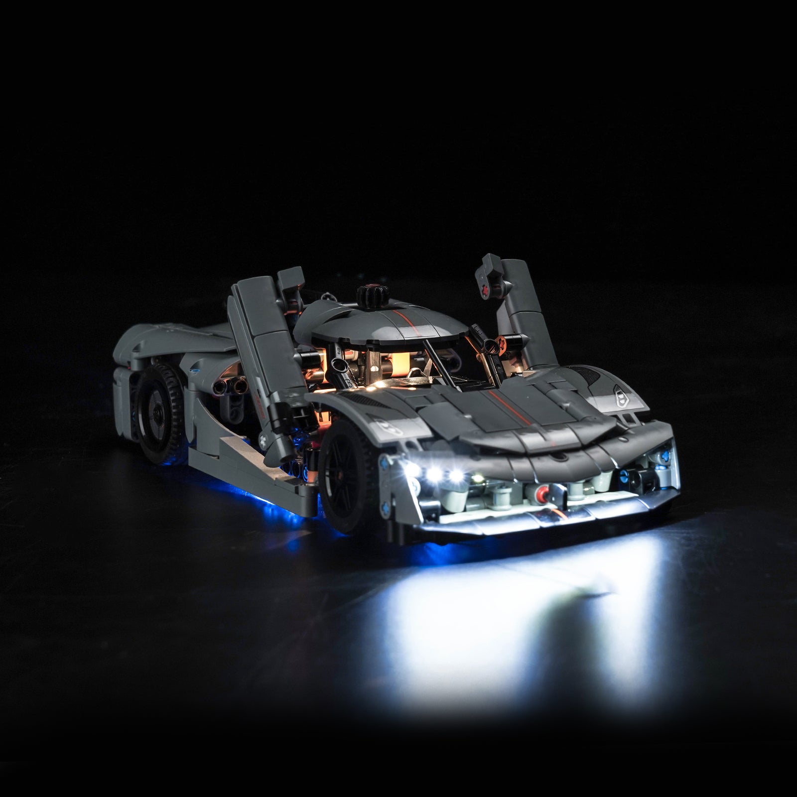 BrickBling Light Kit for LEGO Technic Koenigsegg Jesko Absolut Grey Hypercar 421732 