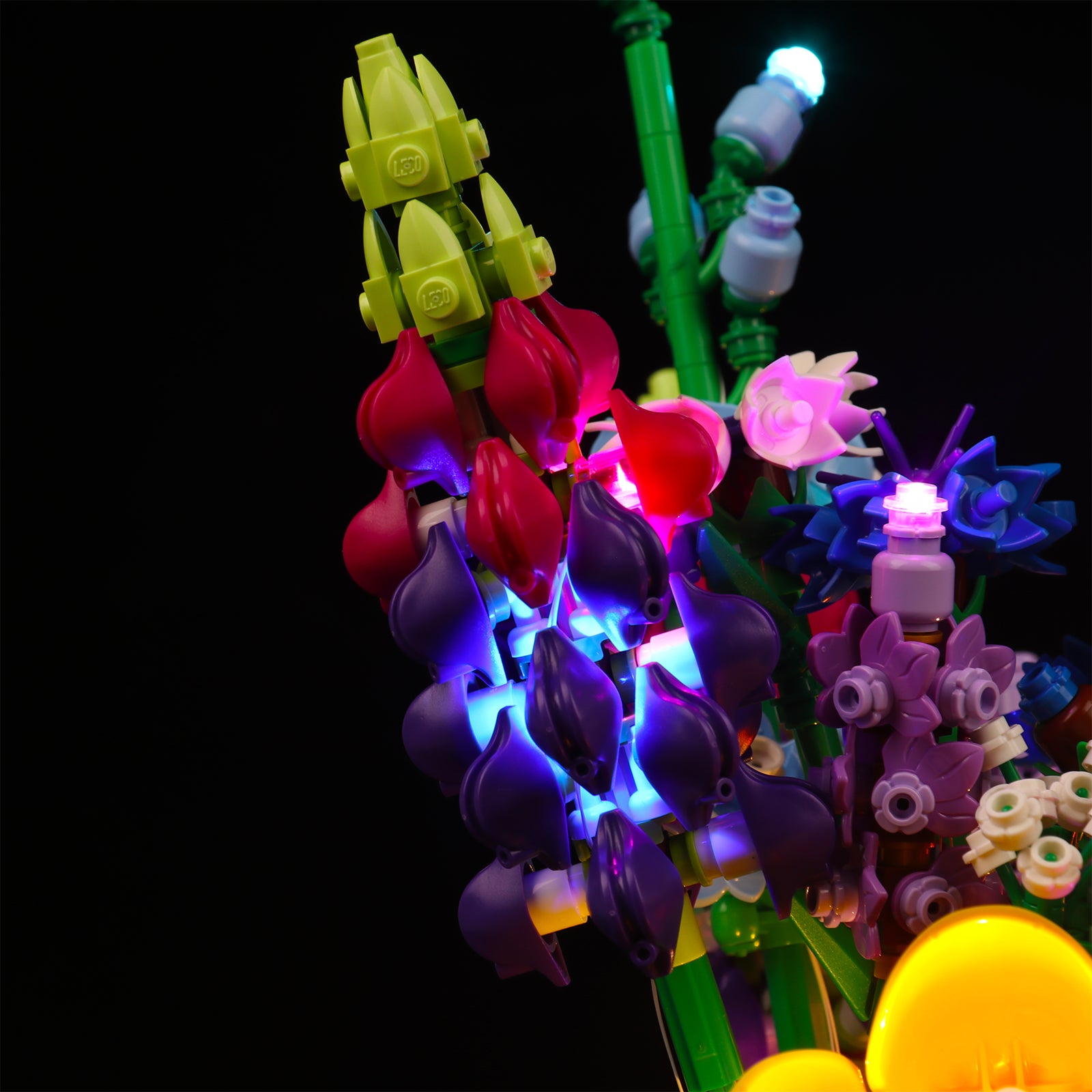BrickBling Lichtset für LEGO Icons Wildblumenstrauß 10313