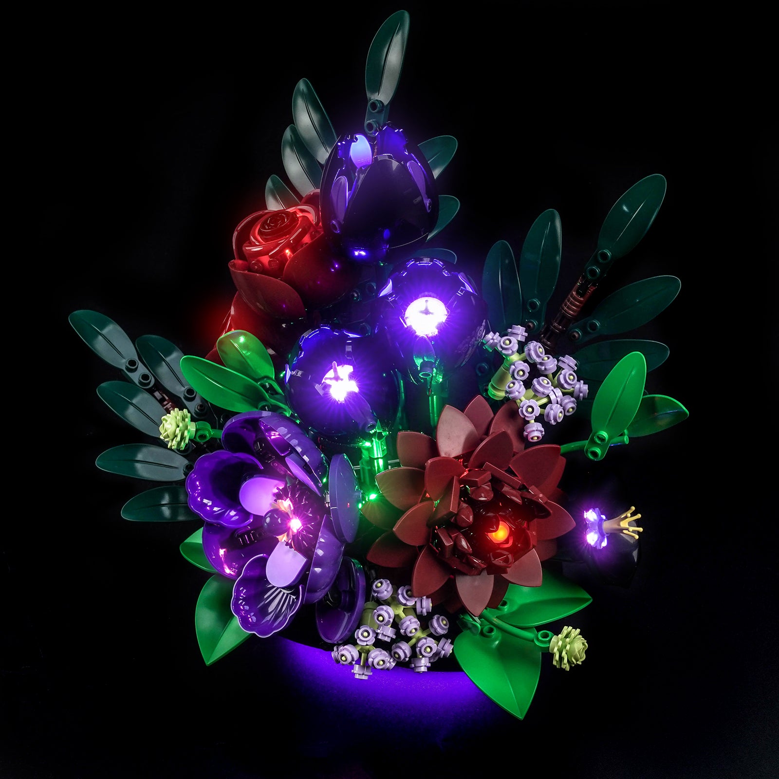 BrickBling Light Kit für LEGO Botanicals Dunkles Blumenarrangement 11513