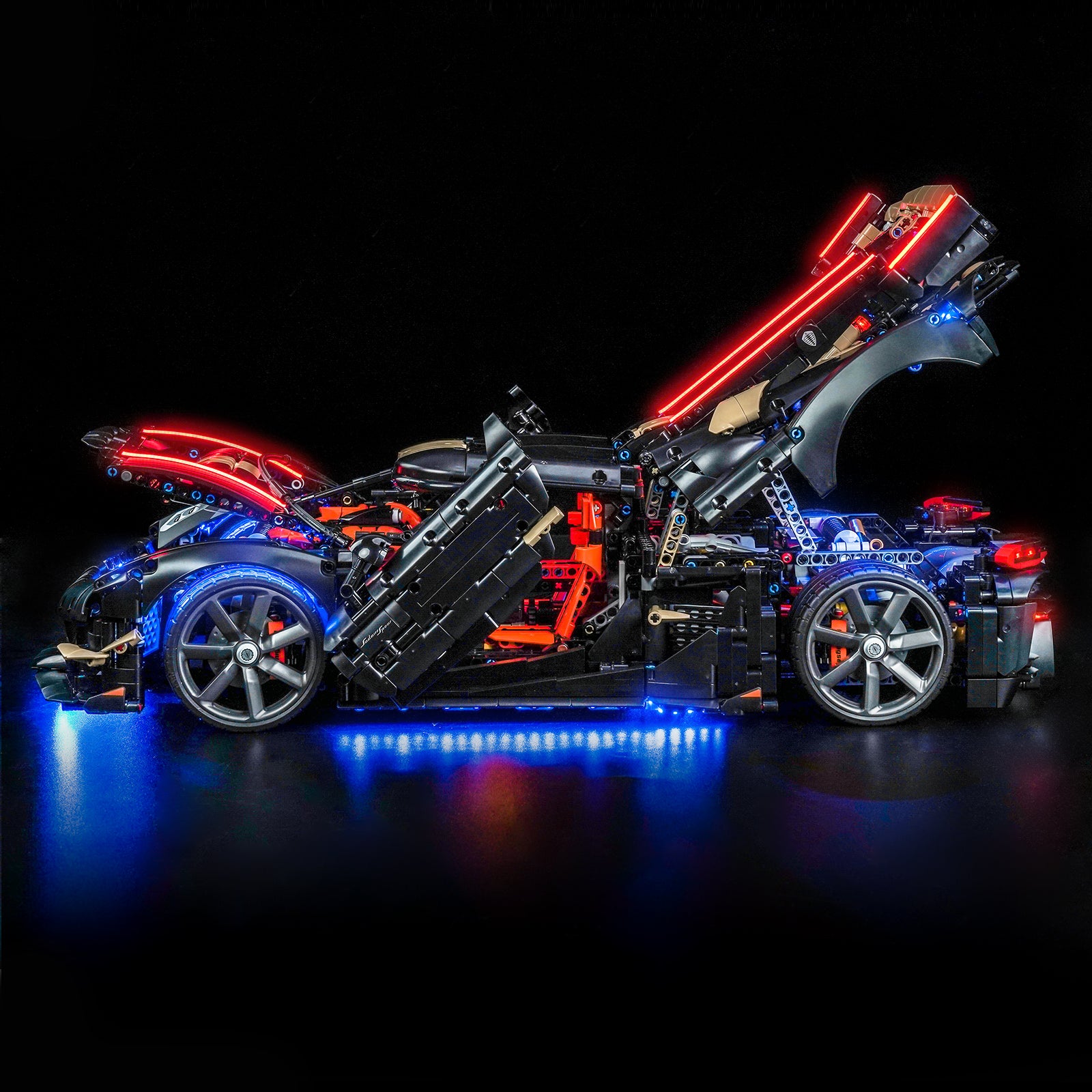 BrickBling Light Kit for LEGO Technic Koenigsegg Sadair's Spear Megacar 42232