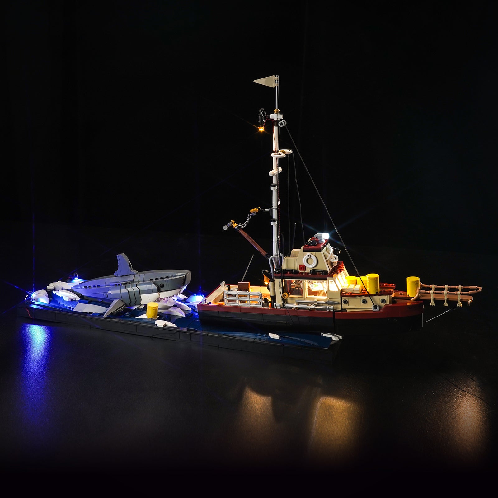 BrickBling Light Kit for LEGO Ideas Jaws 21350 Classic Version