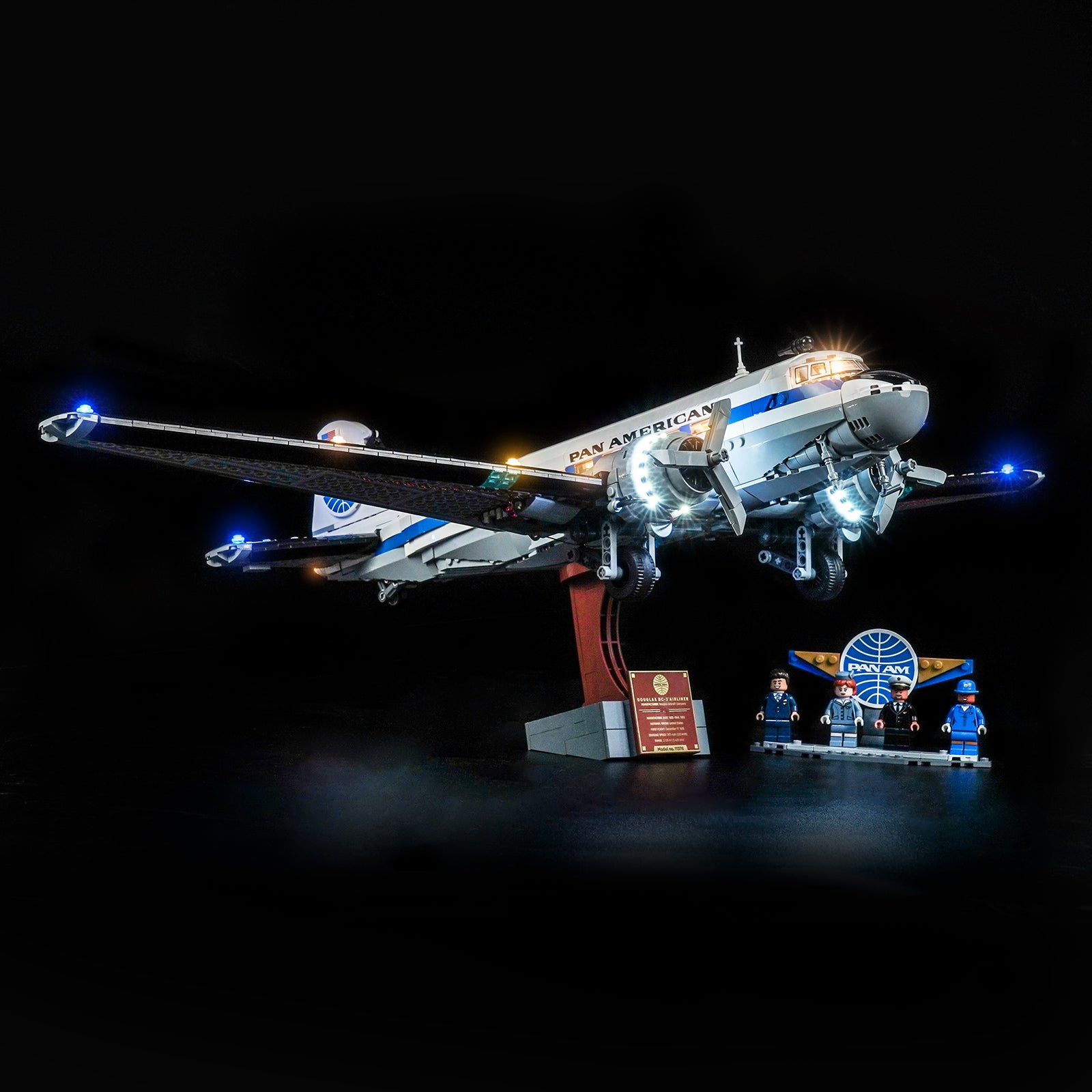 BrickBling Light Kit for LEGO Icons Douglas™ DC-3™ PAN AM® Airliner 11378