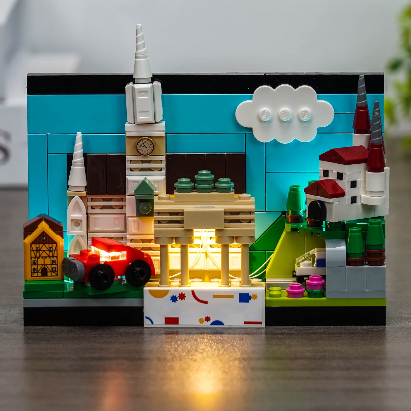 BrickBling Light Kit for LEGO Germany Postcard 40954