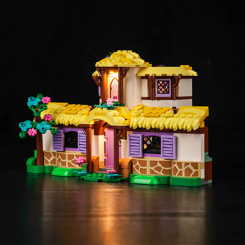 Kit d'éclairage BrickBling pour LEGO Disney Le cottage d'Asha 43231