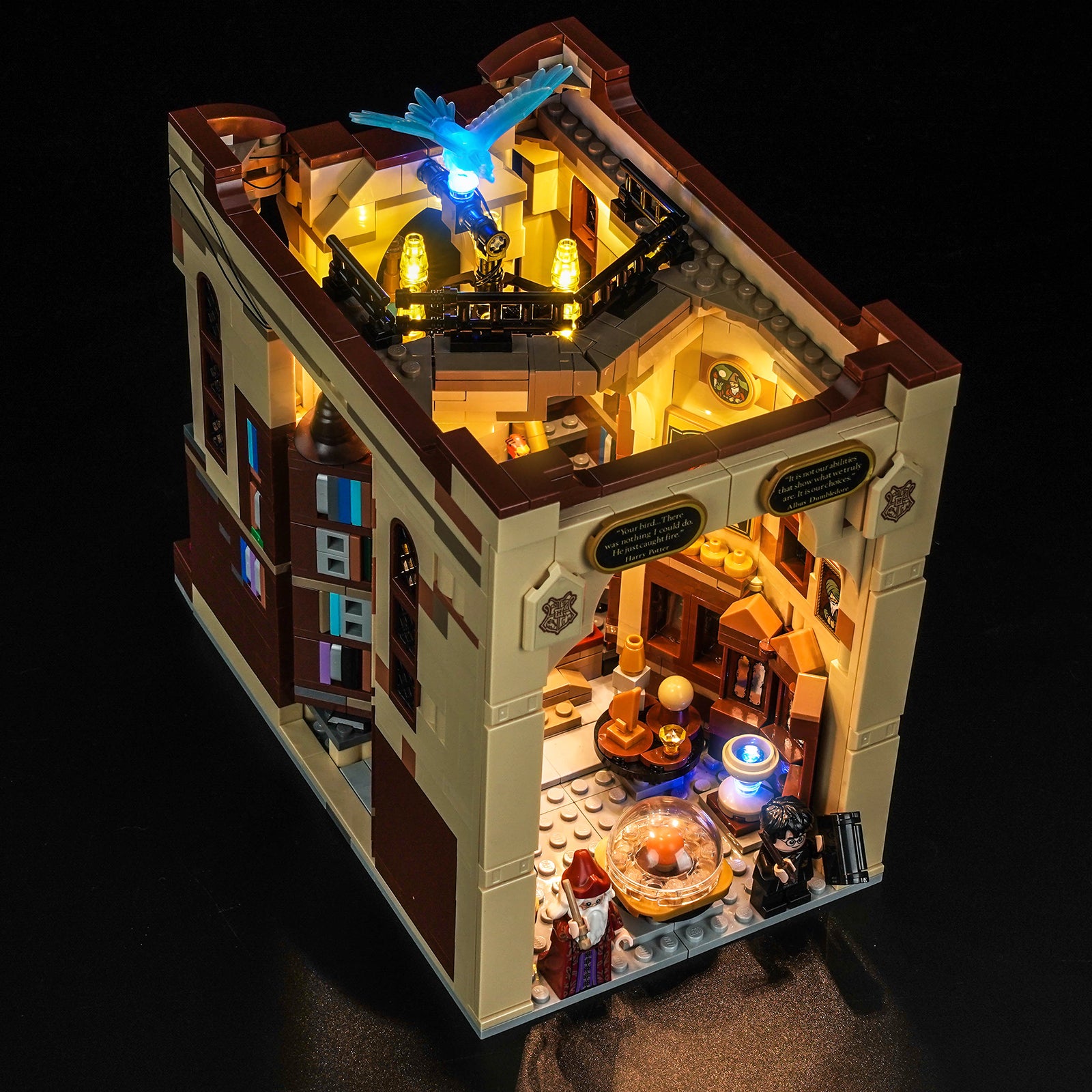 BrickBling Light Kit for LEGO Harry Potter Book Nook: Dumbledore's Office 76478