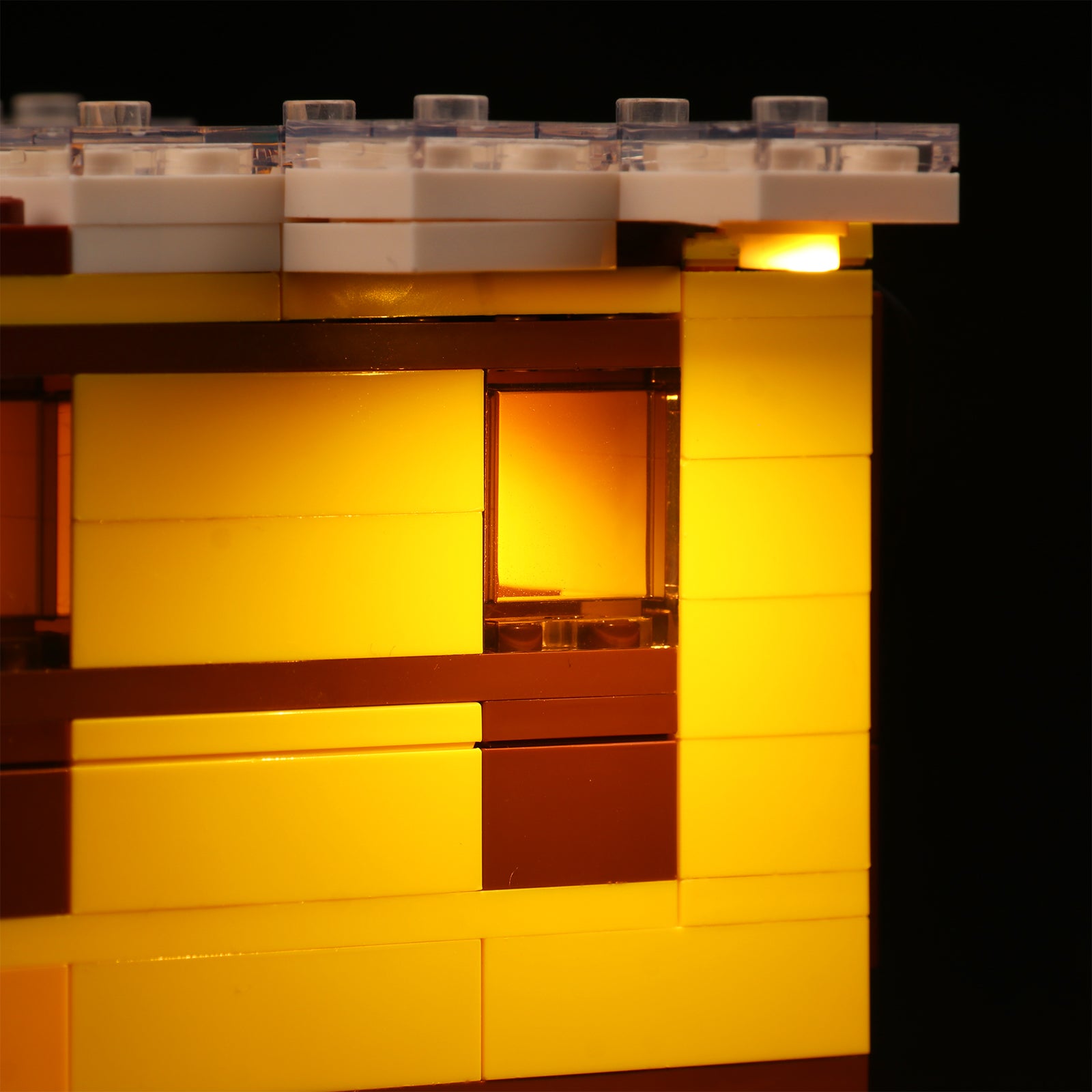 Kit d'éclairage BrickBling pour LEGO Minecraft Le cottage aux abeilles 21241