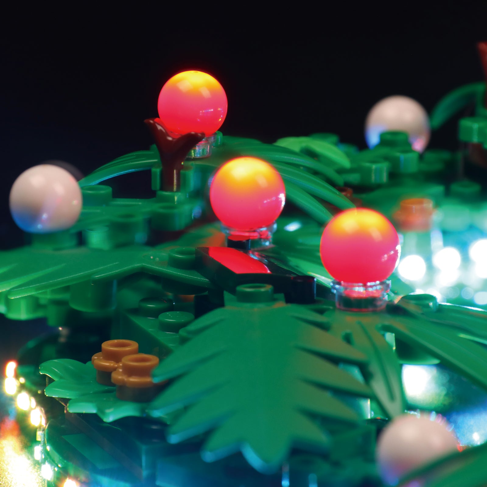 Kit d'éclairage BrickBling pour couronne de Noël LEGO 2-en-1 40426 version musicale