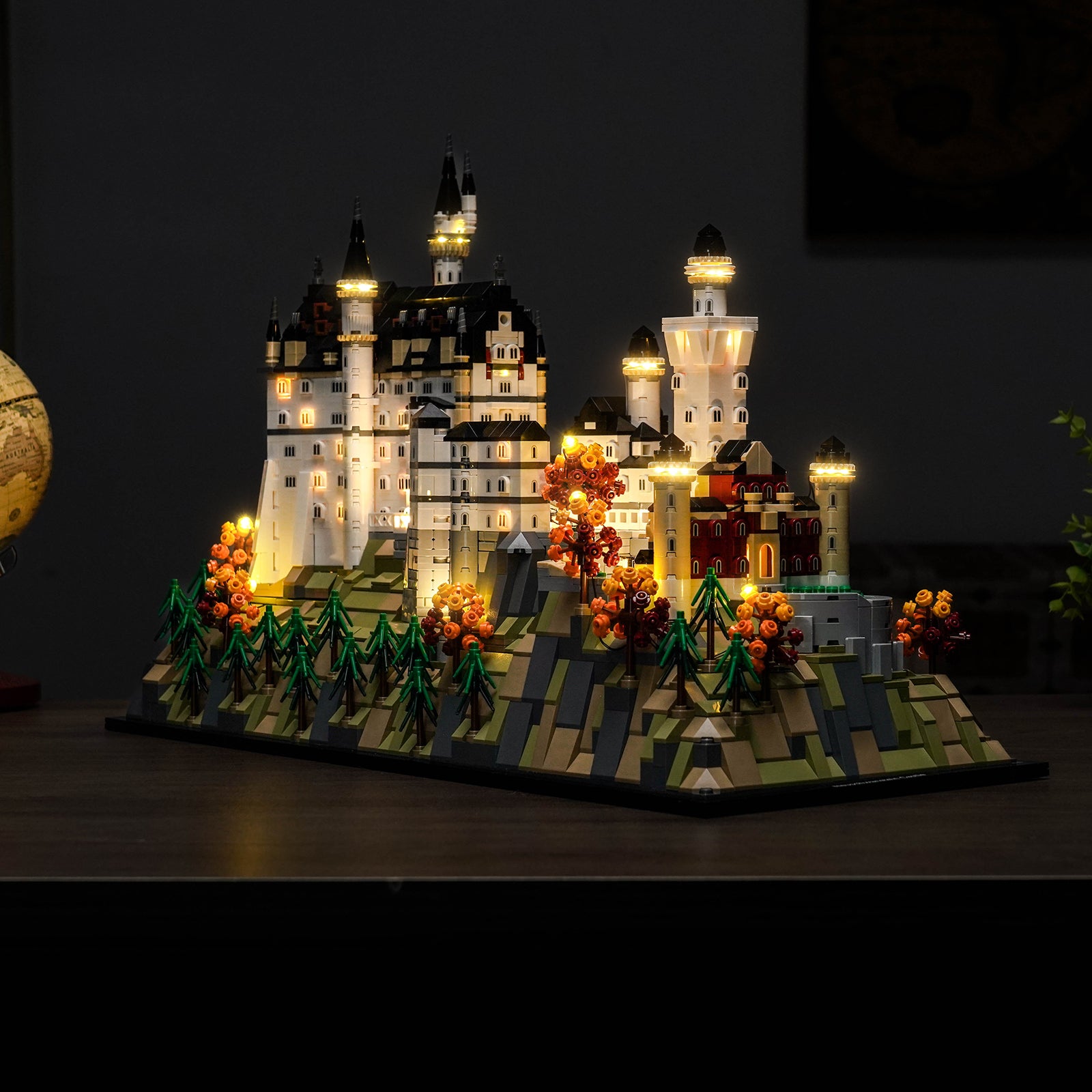 BrickBling Lichtset für LEGO Architecture Schloss Neuschwanstein 21063 Neue Version