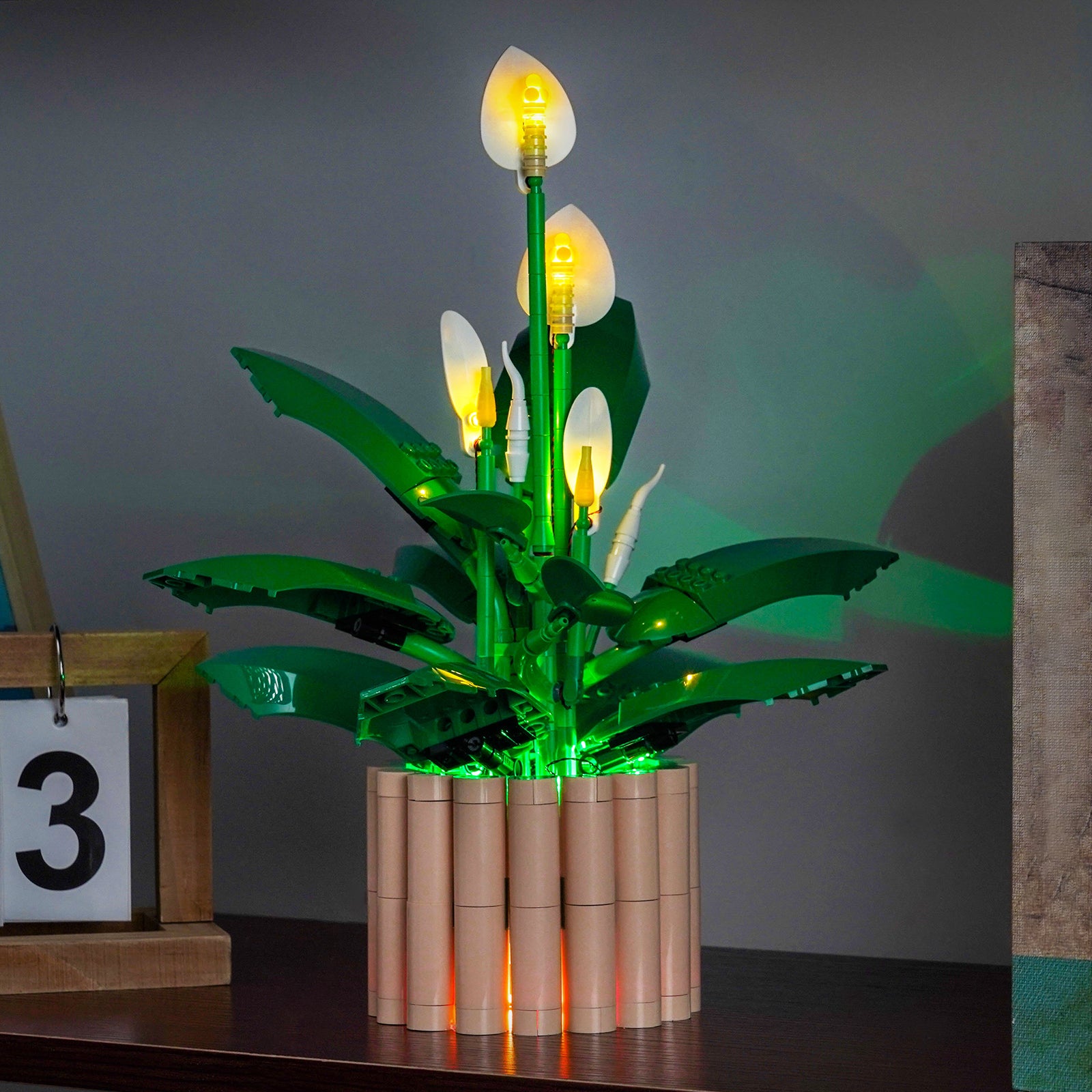 BrickBling Light Kit for LEGO The Botanical Collection Peace Lily 11504