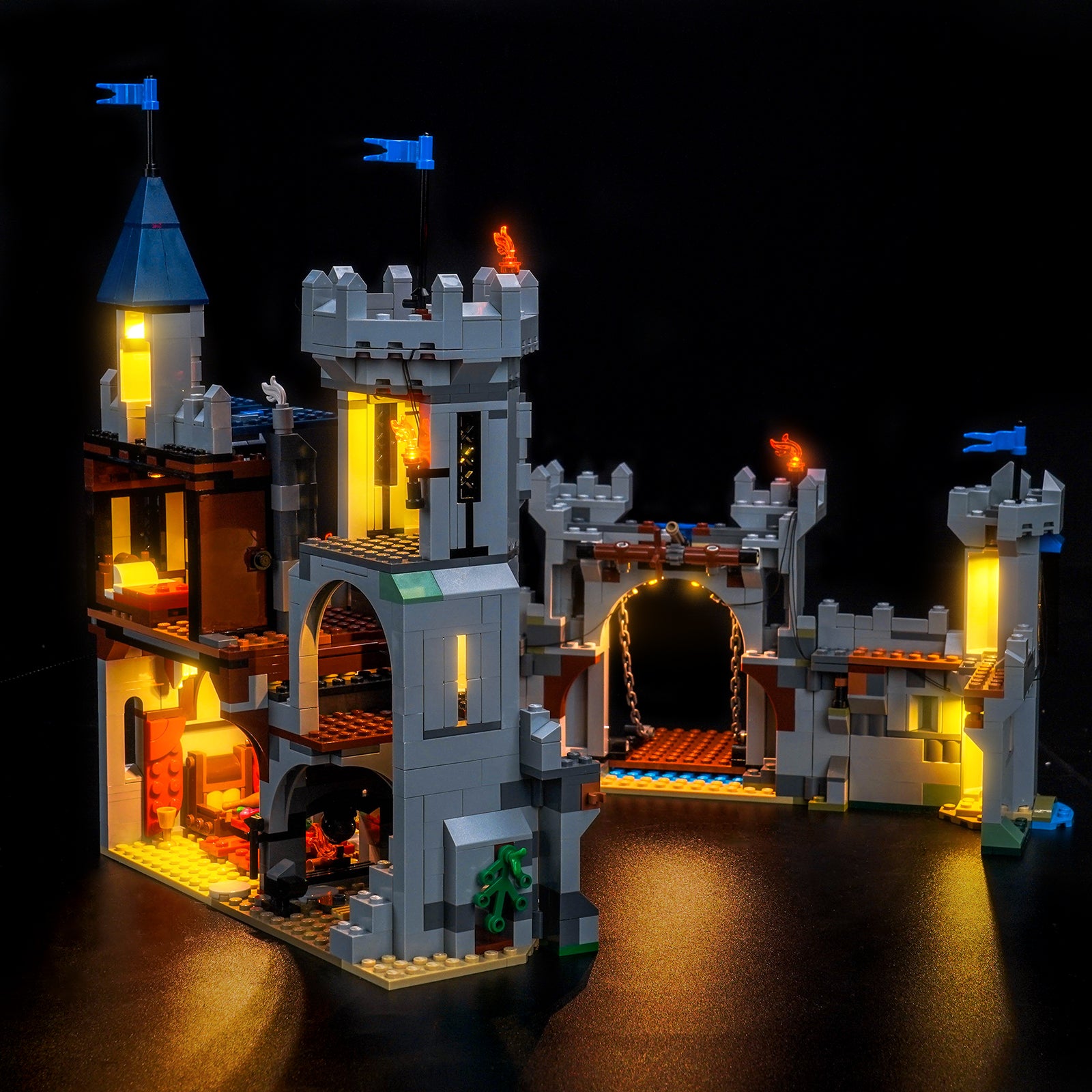 BrickBling Light Kit for LEGO Creator 3-in-1 Medieval Horse Knight Castle 31168