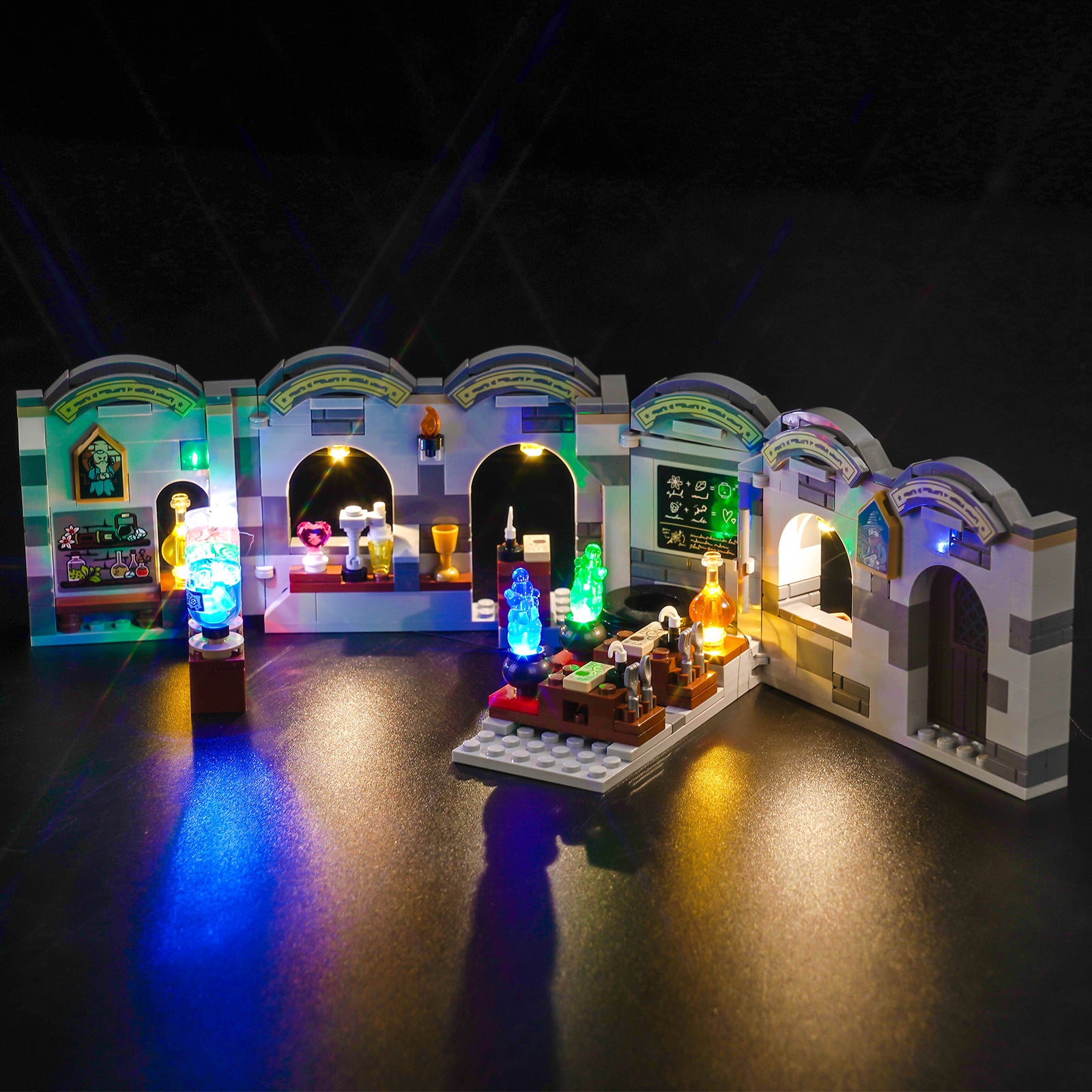 BrickBling Lichtset für LEGO Harry Potter Hogwarts-Schloss: Zaubertrankunterricht 76431