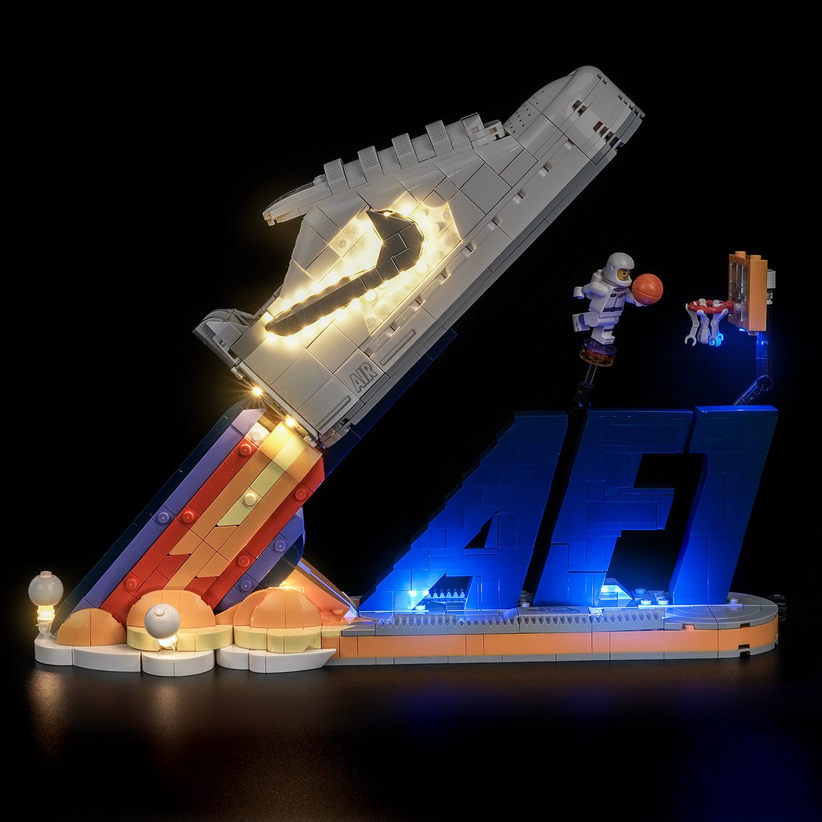 Kit d'éclairage BrickBling pour LEGO Nike Air Force 1 x ensemble LEGO® 43026