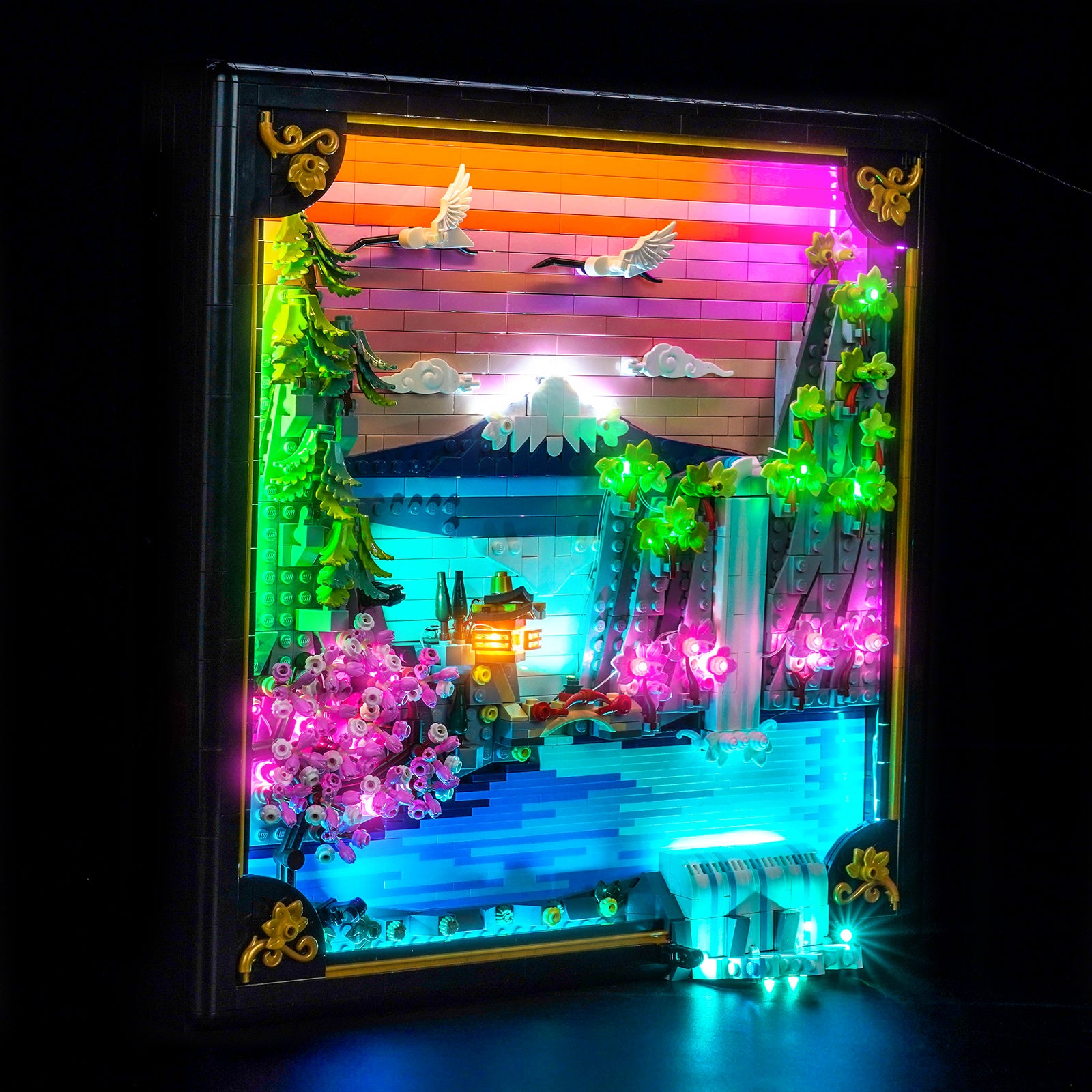 LED Light Kit for LEGO Art Japanese Cherry Blossom Landscape 31218