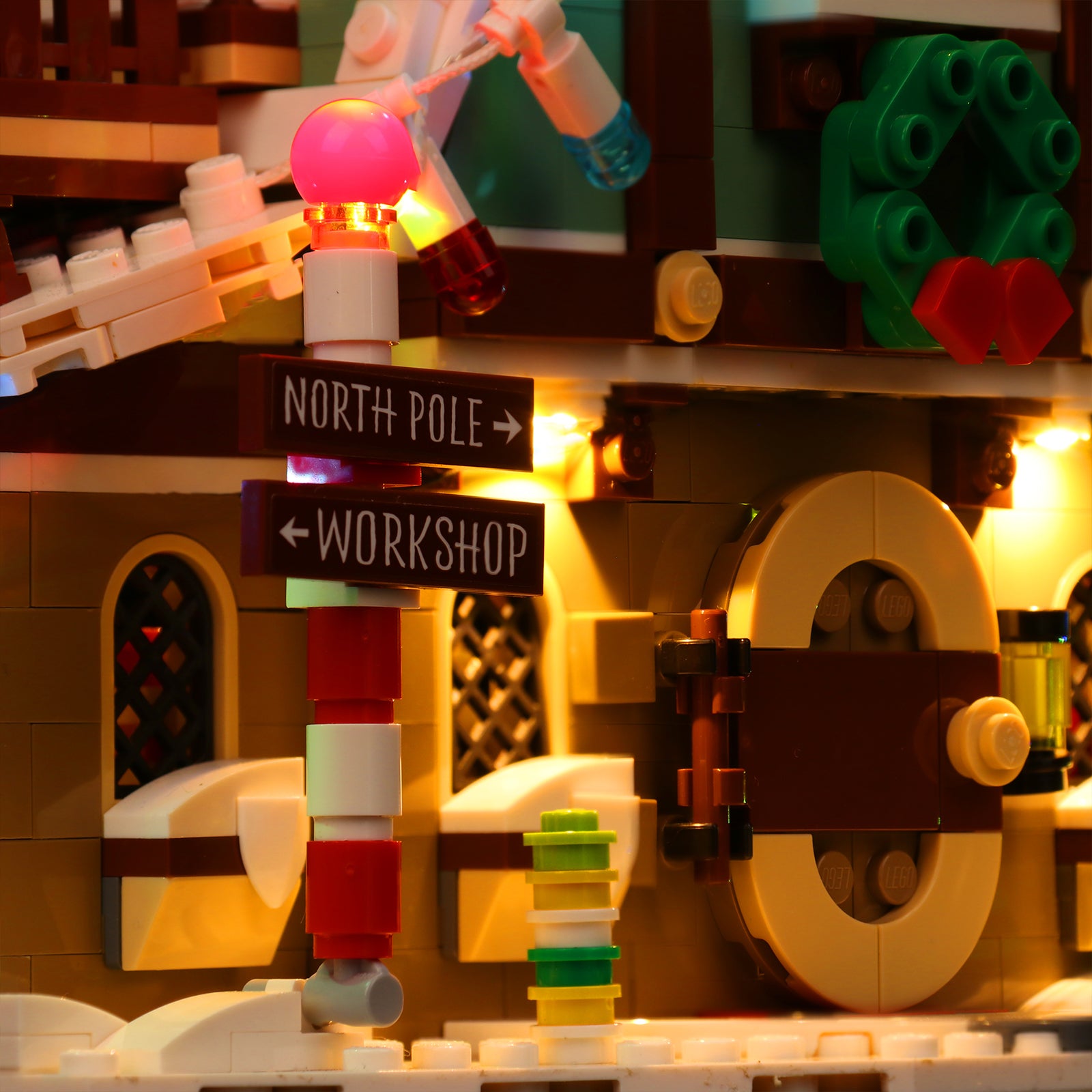 BrickBling Light Kit For LEGO Elf Club House 10275 Sound Version