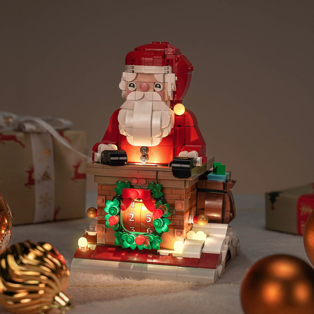 BrickBling Light Kit for LEGO Santa's Holiday Countdown 40874