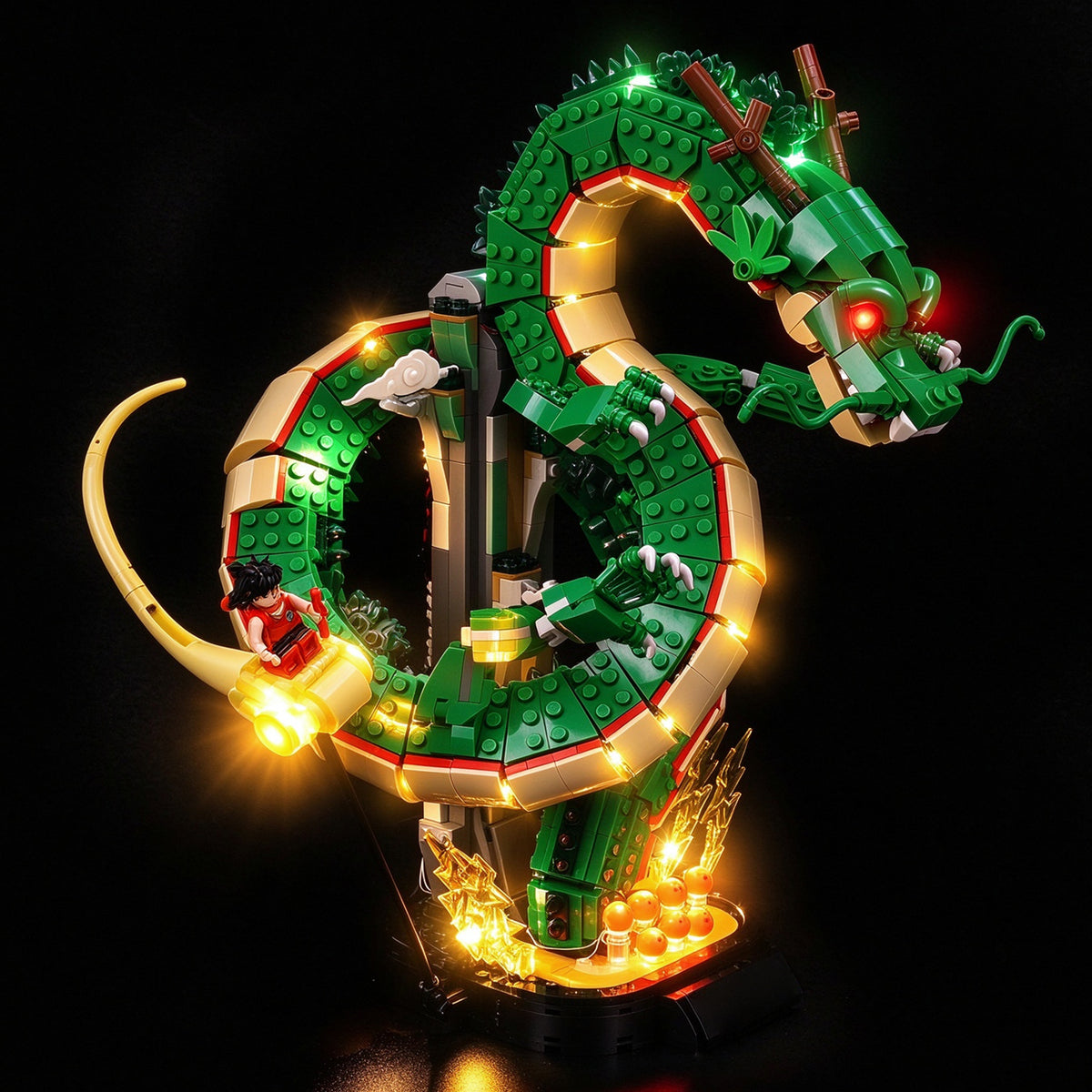 BrickBling Beleuchtungsset für LEGO Icons Dragon Ball: Shenron & Goku 11390