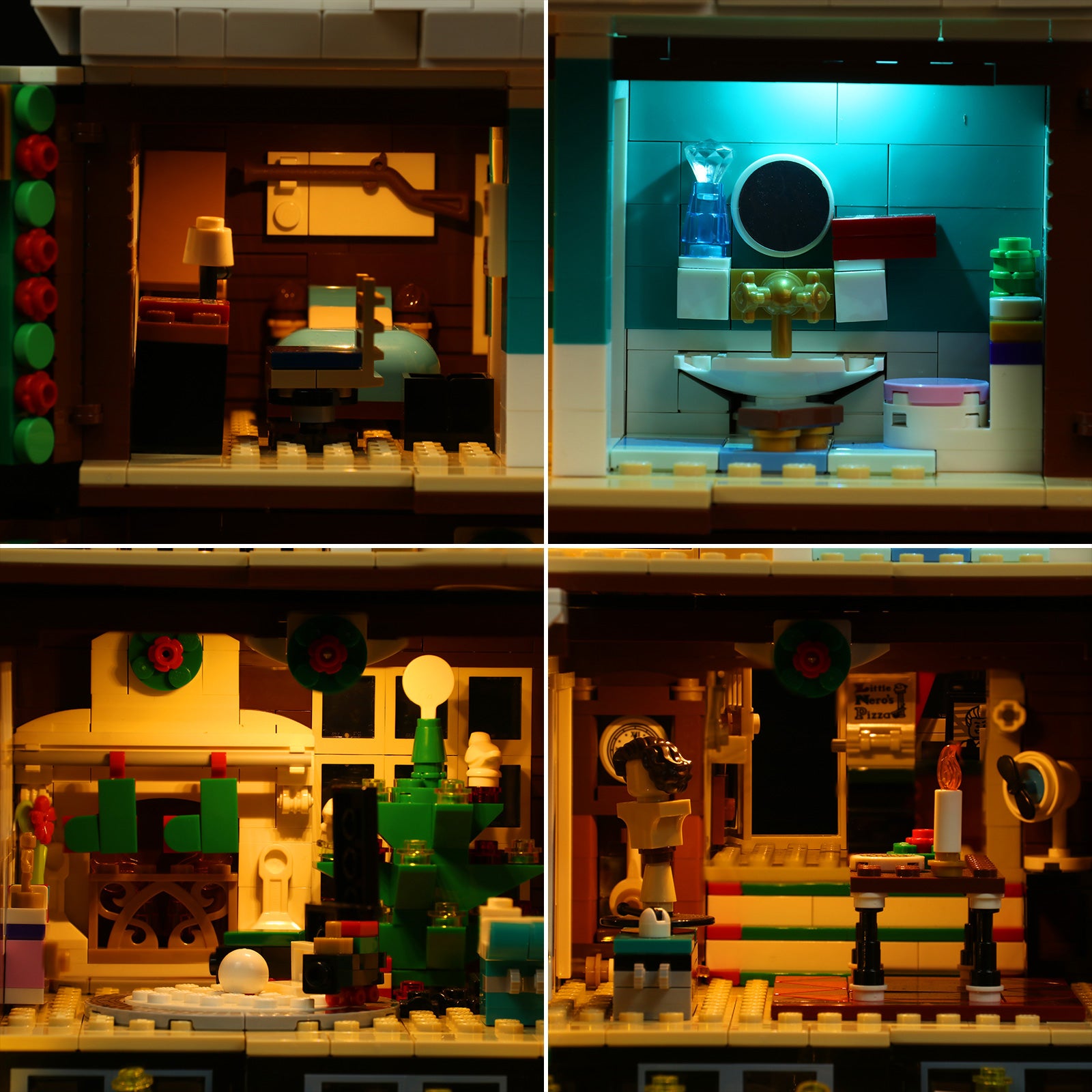 BrickBling Lichtset für LEGO Home Alone 21330 Soundversion