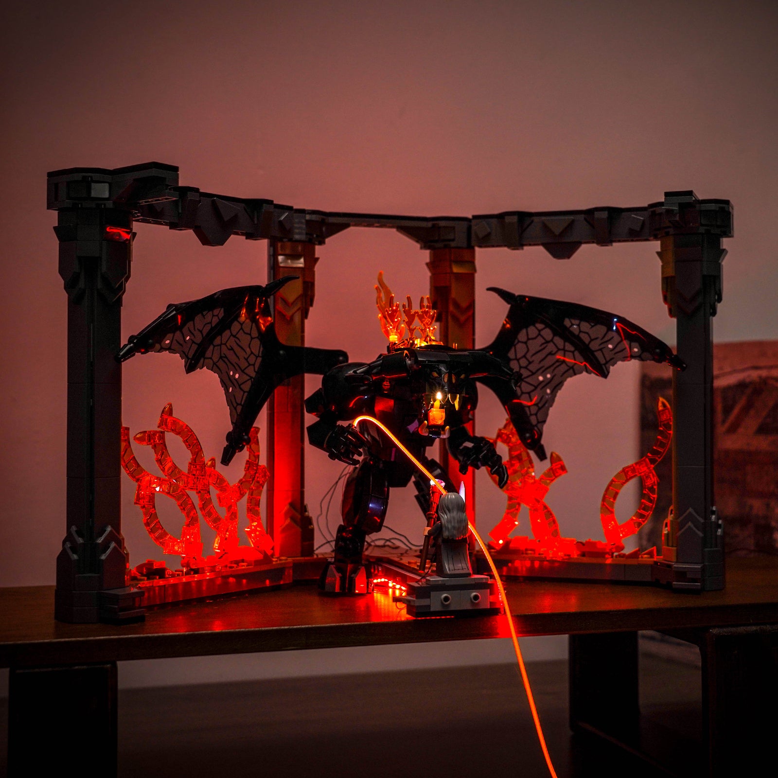 BrickBling Light Kit for LEGO The Lord of the Rings: Balrog™ Book Nook 10367