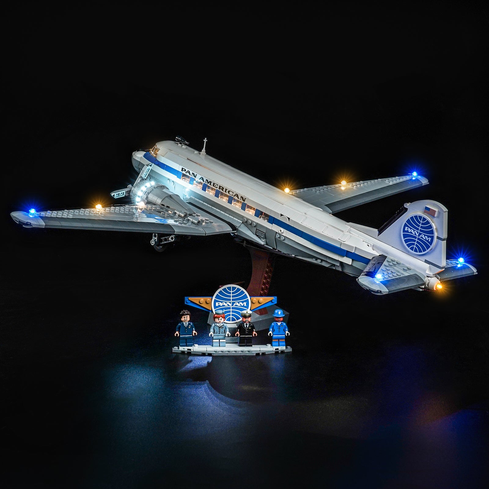 BrickBling Light Kit for LEGO Icons Douglas™ DC-3™ PAN AM® Airliner 11378