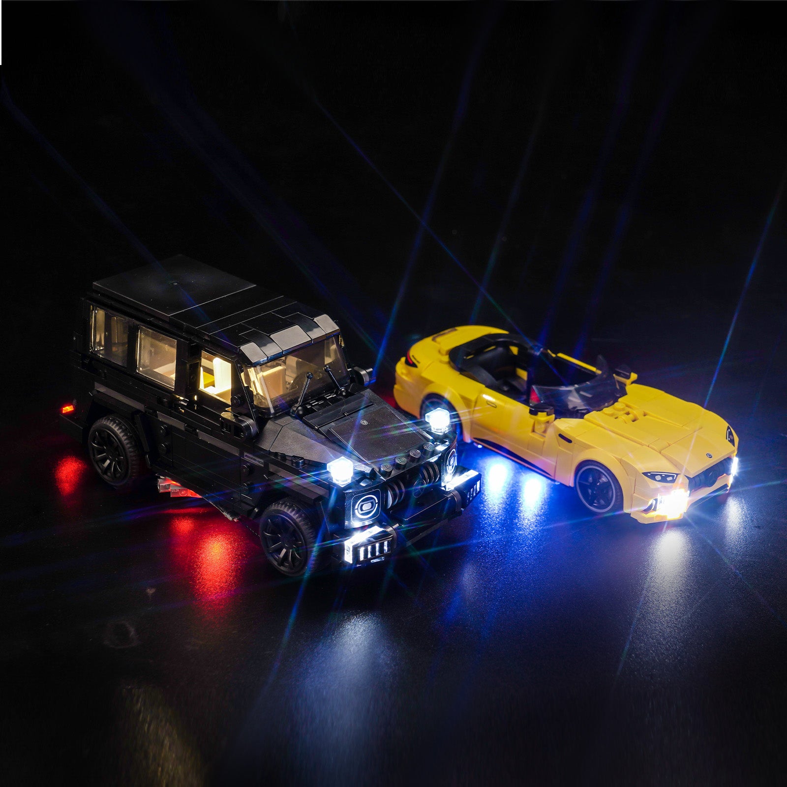 BrickBling Light Kit for LEGO Speed Champions Mercedes-AMG G 63 & Mercedes-AMG SL 63 76924