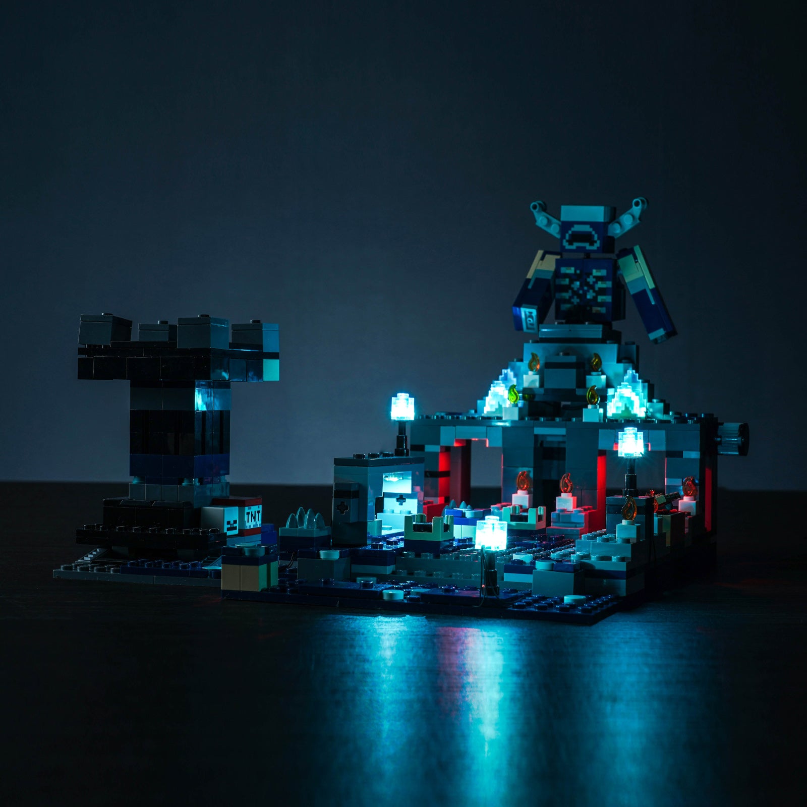 BrickBling Lichtset für LEGO Minecraft The Deep Dark Battle Playset 21246