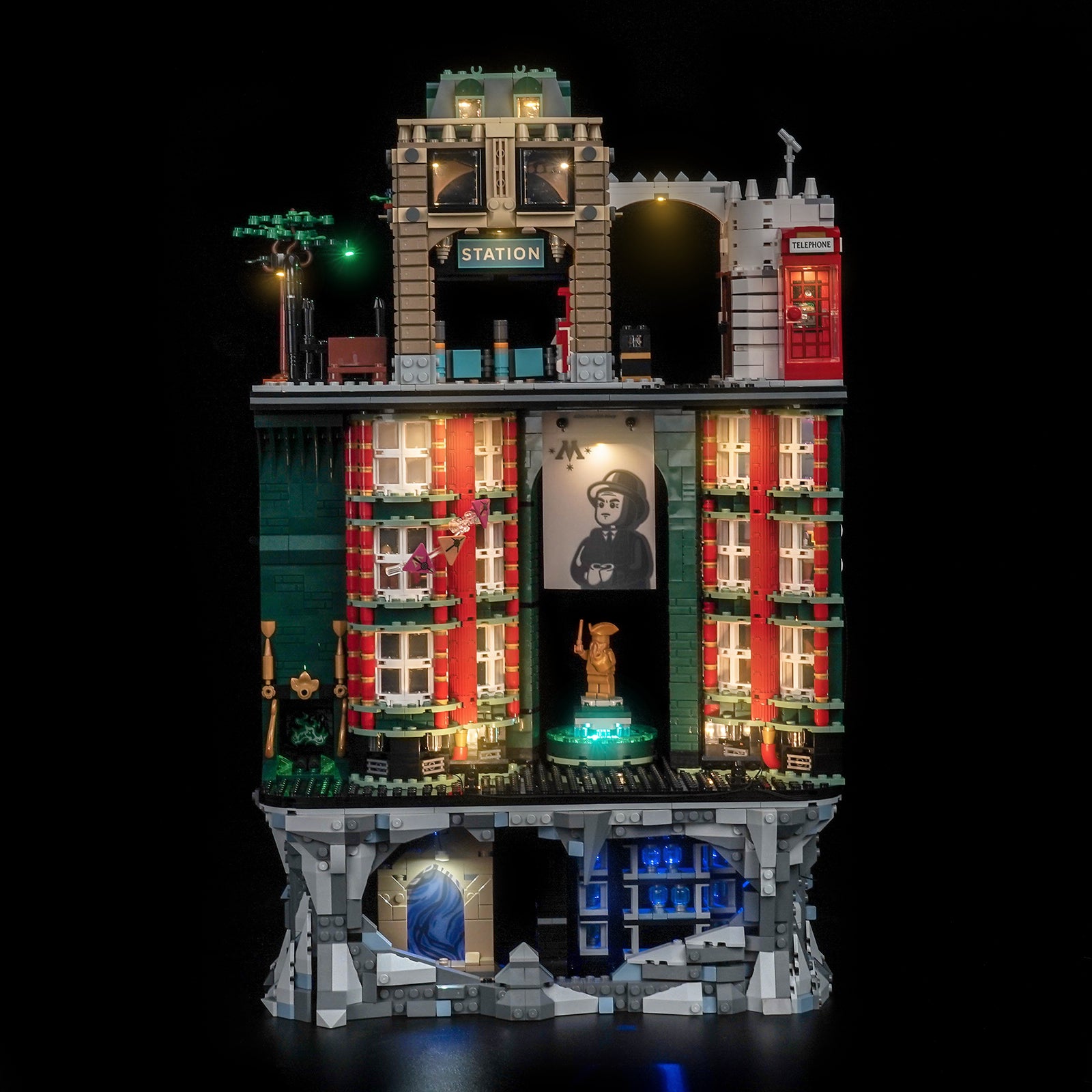 Kit d'éclairage BrickBling pour LEGO Harry Potter Le ministère de la Magie™ – Édition collector 76476