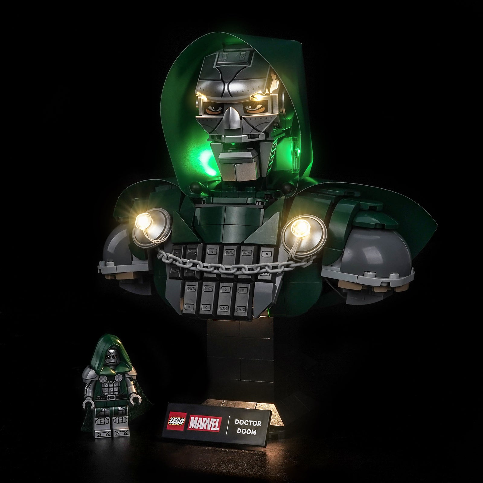 BrickBling Light Kit for LEGO Marvel Doctor Doom Bust 76345