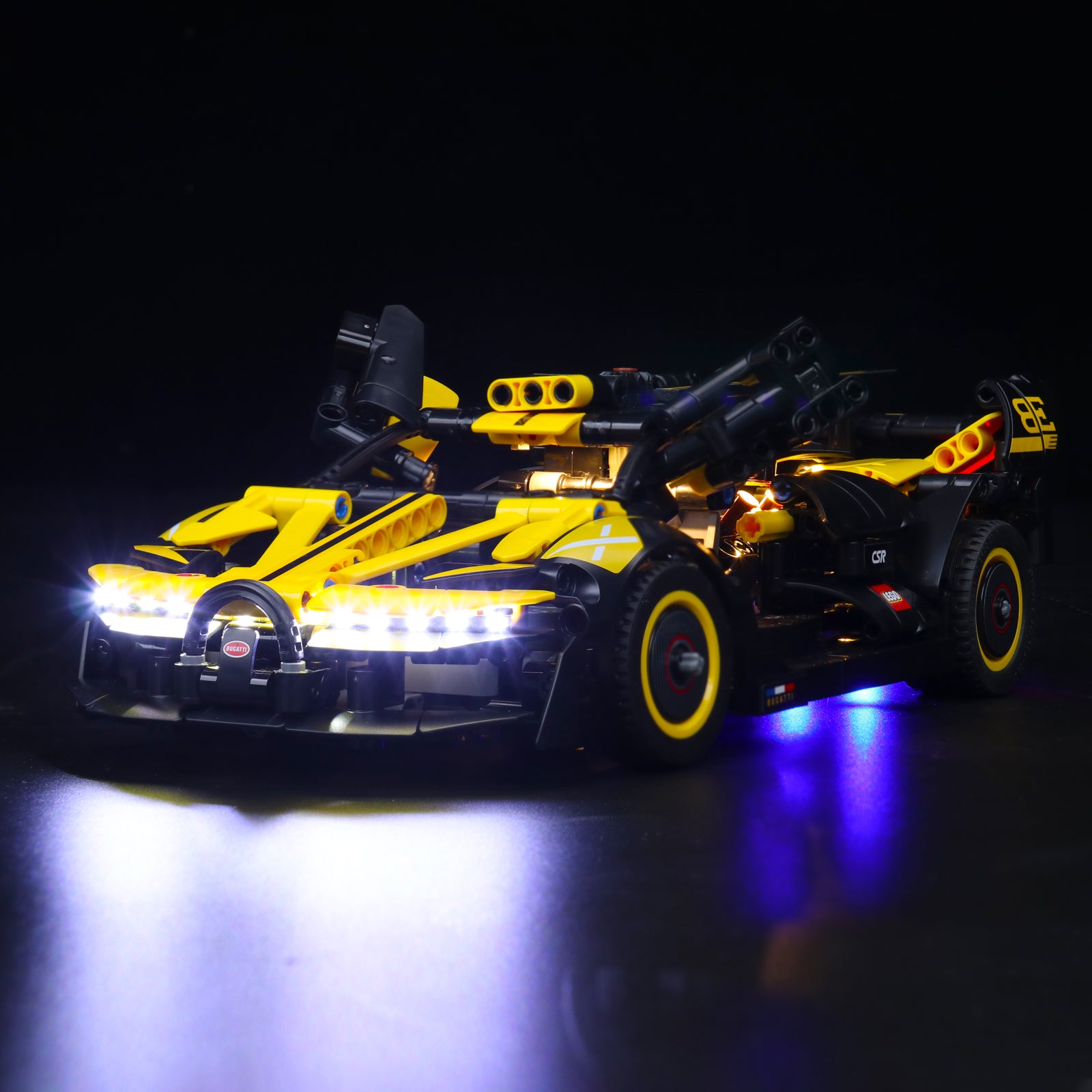 BrickBling Lichtset für LEGO Technic Bugatti Bolide 42151