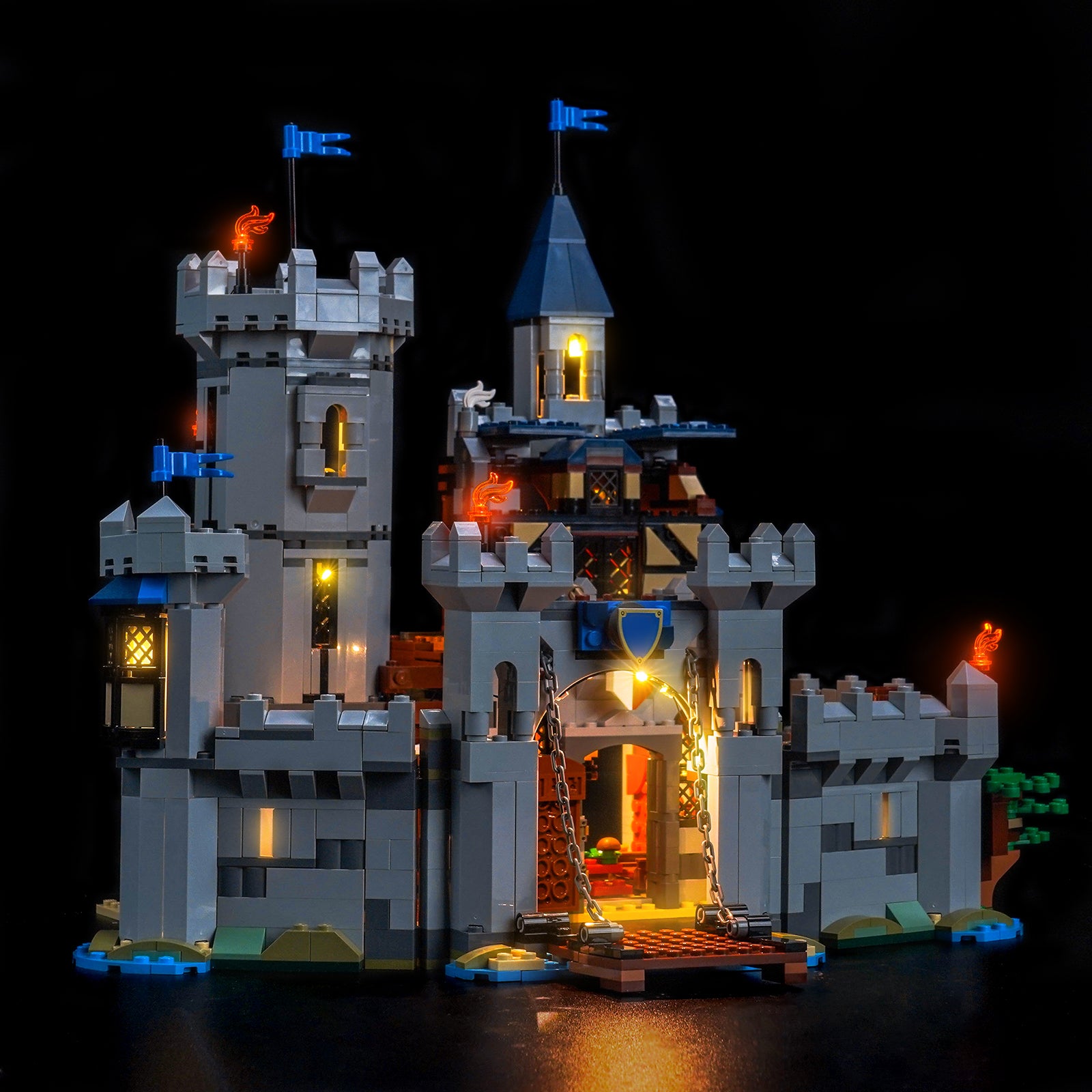 BrickBling Light Kit for LEGO Creator 3-in-1 Medieval Horse Knight Castle 31168