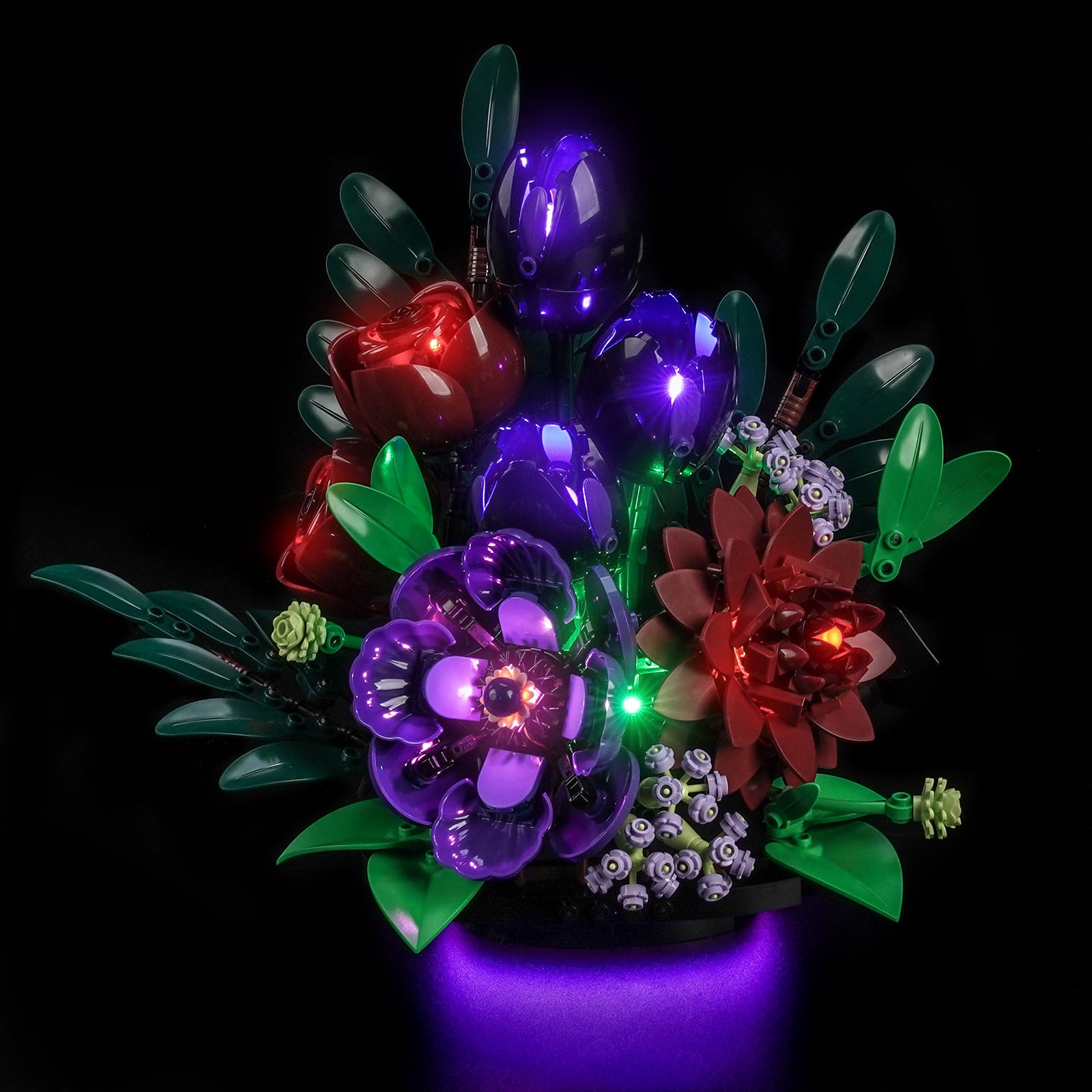 BrickBling Light Kit für LEGO Botanicals Dunkles Blumenarrangement 11513