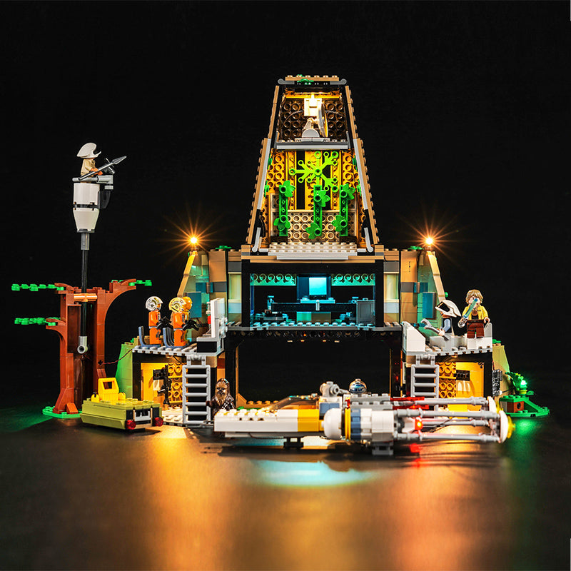 Kit d'éclairage BrickBling pour LEGO Yavin 4 Base rebelle 75365