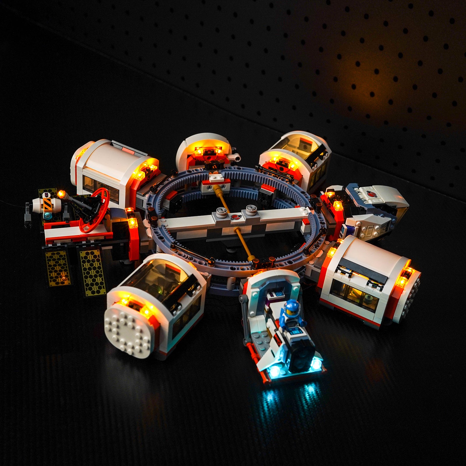 BrickBling Light Kit for LEGO City Modular Space Station 60433 Light Control Version