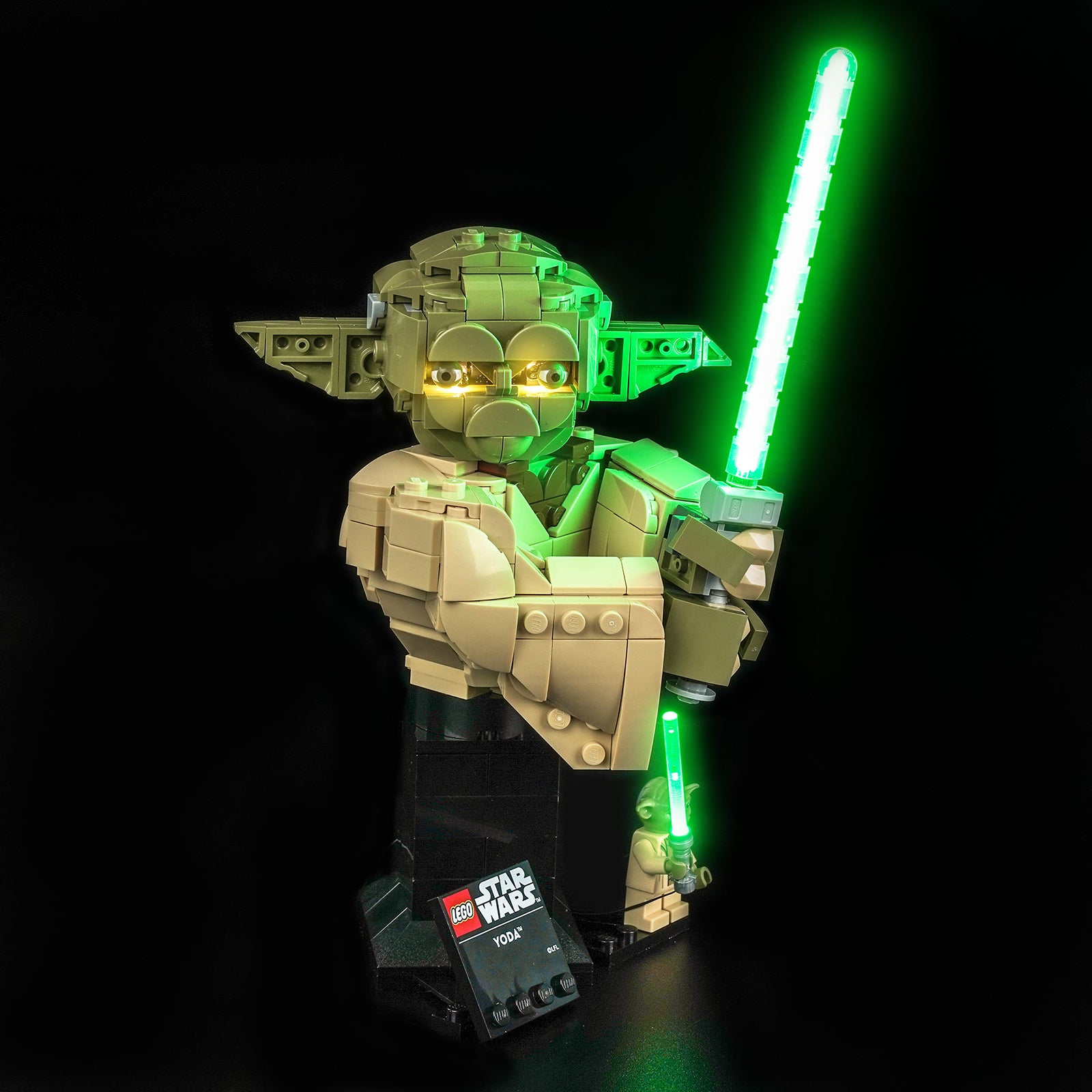 BrickBling Light Kit for LEGO Star Wars Yoda™ Bust 75438