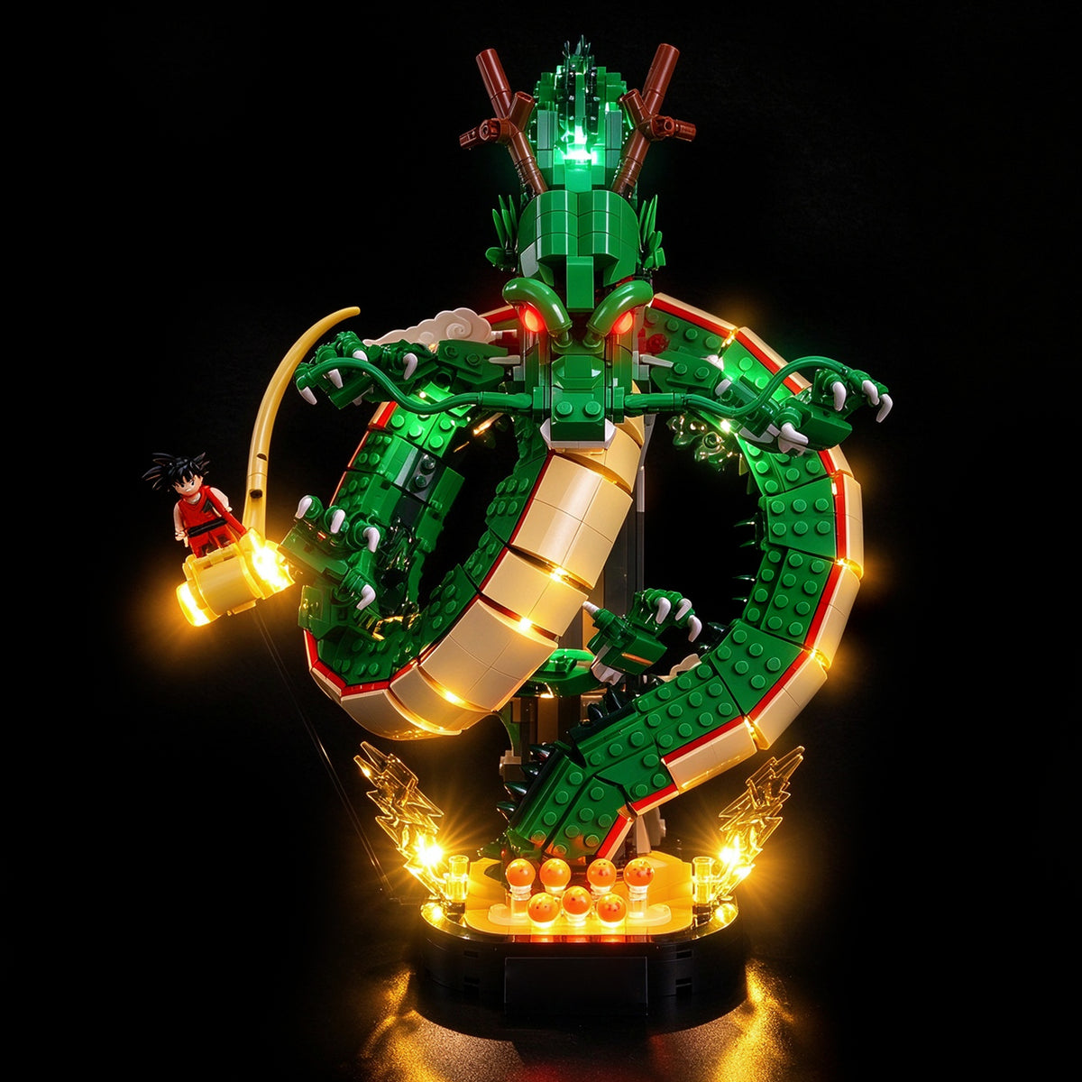 BrickBling Beleuchtungsset für LEGO Icons Dragon Ball: Shenron & Goku 11390