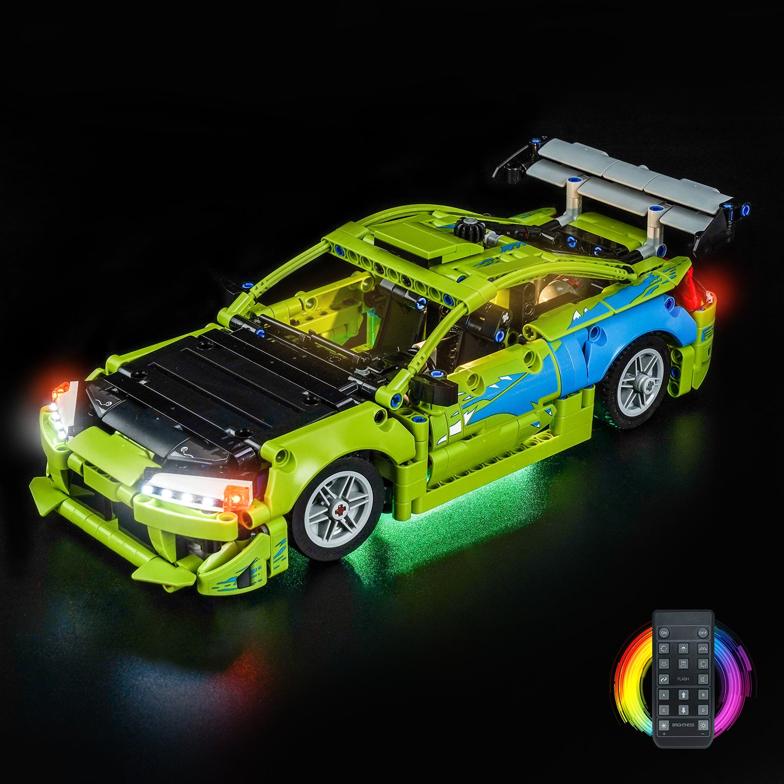 Kit d'éclairage BrickBling pour voiture LEGO Technic Fast and Furious Mitsubishi Eclipse 42229