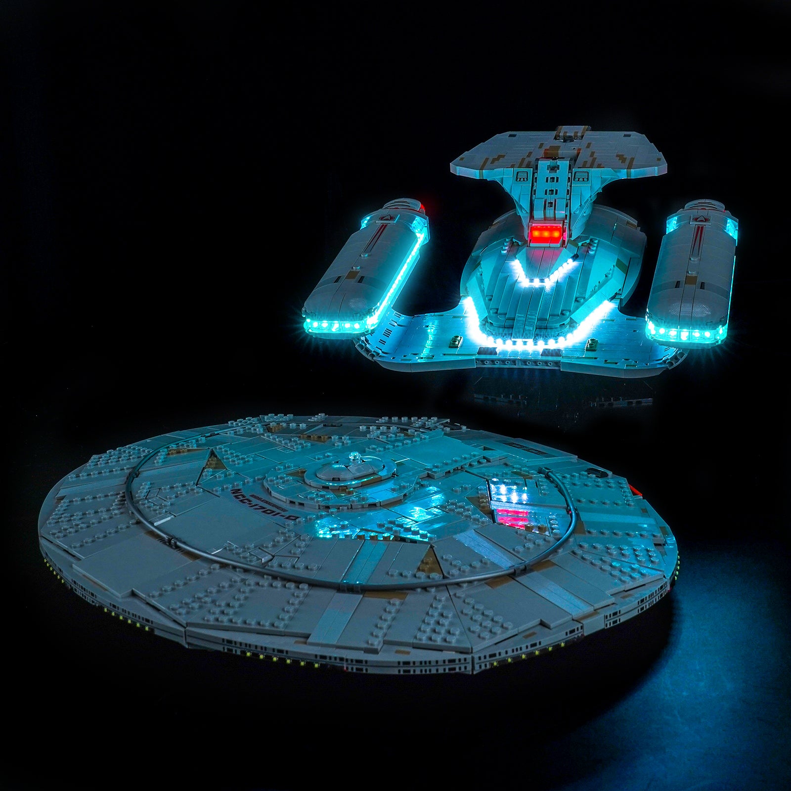 BrickBling Light Kit for LEGO Icons Star Trek: U.S.S. Enterprise NCC-1701-D™ 10356 Premium Version