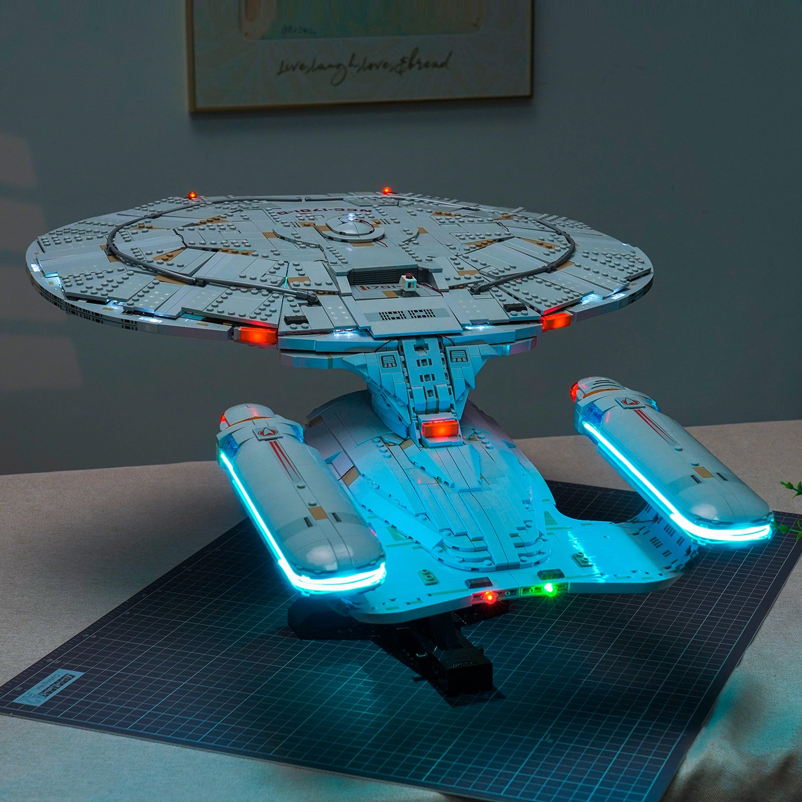 BrickBling Light Kit for LEGO Icons Star Trek: U.S.S. Enterprise NCC-1701-D™ 10356 Version 2