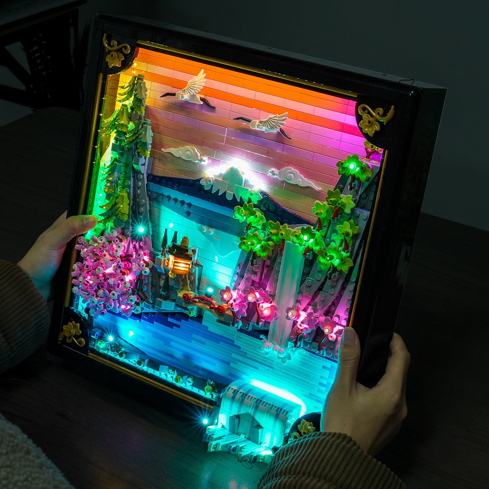 LED Light Kit for LEGO Art Japanese Cherry Blossom Landscape 31218