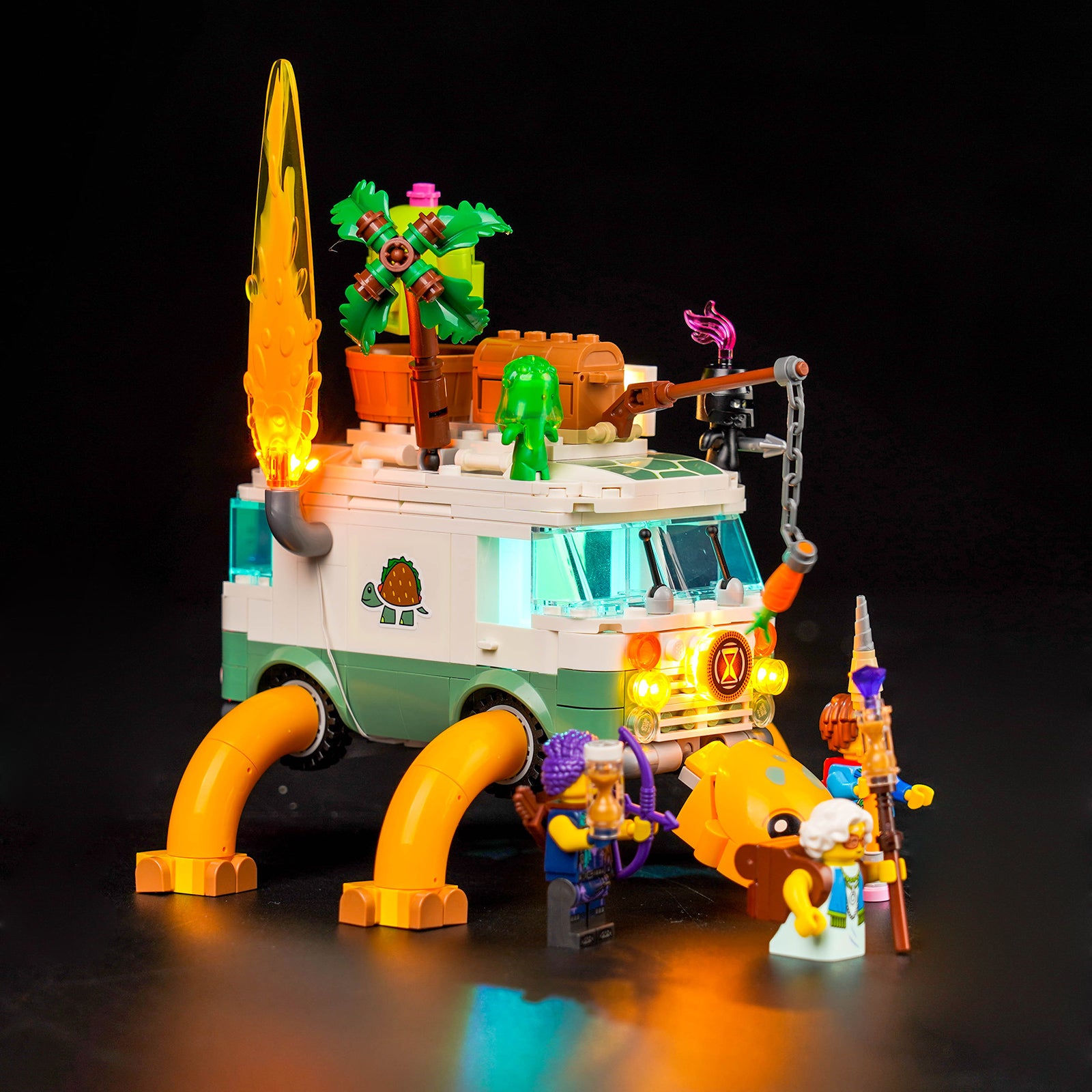 BrickBling Light Kit for LEGO DREAMZzz Mrs. Castillo’s Turtle Van 71456
