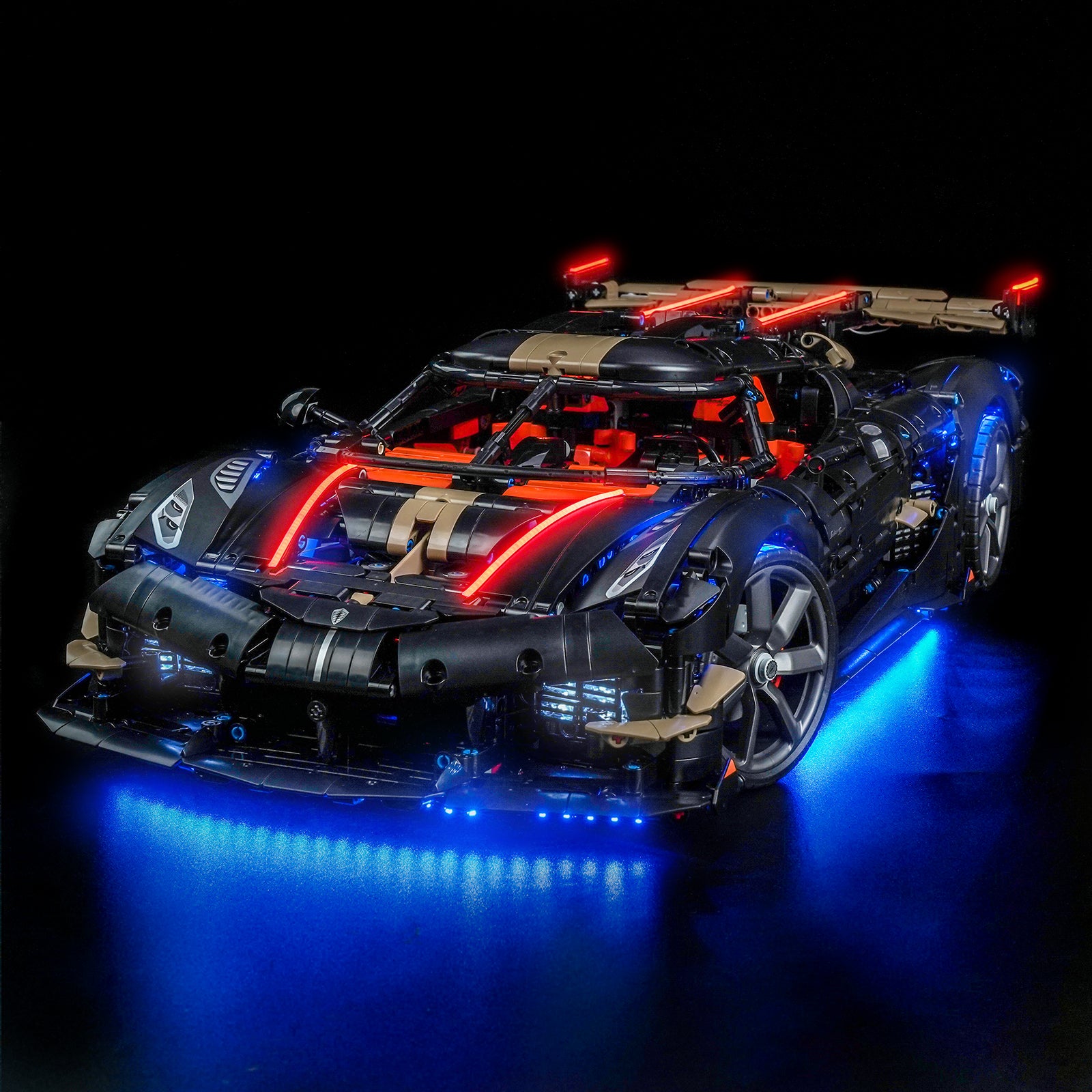BrickBling Light Kit for LEGO Technic Koenigsegg Sadair's Spear Megacar 42232