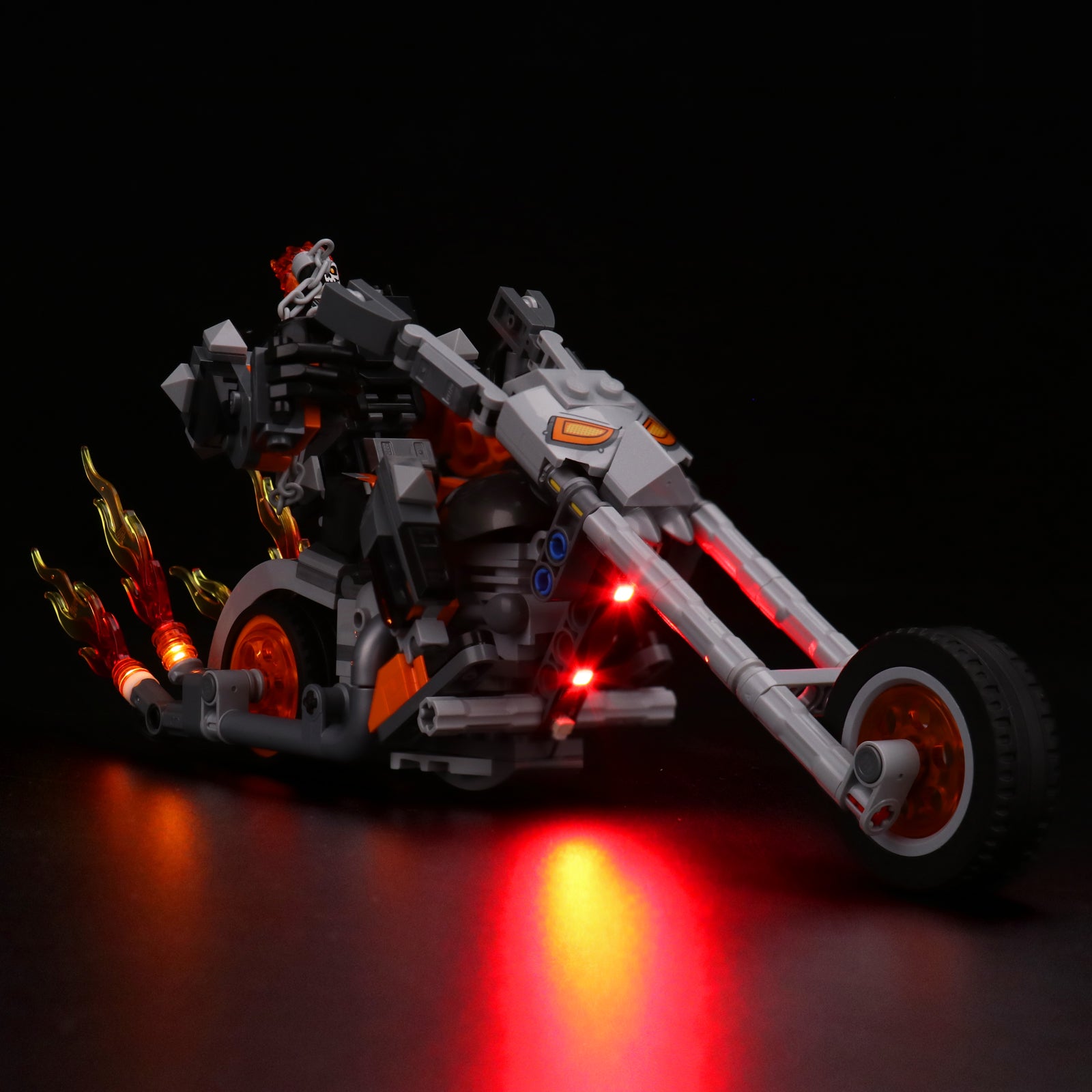 Kit d'éclairage BrickBling pour LEGO Ghost Rider Mech &amp; Bike 76245