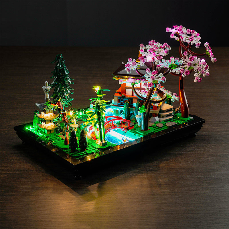 LocoLee LED Licht Kit für Lego 10315 Garten der Stille Tranquil Garden DIY  Dekor