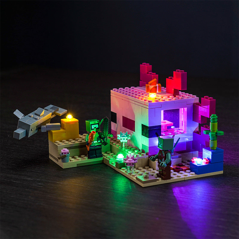 BrickBling Lighting Kit for LEGO The Axolotl House 21247