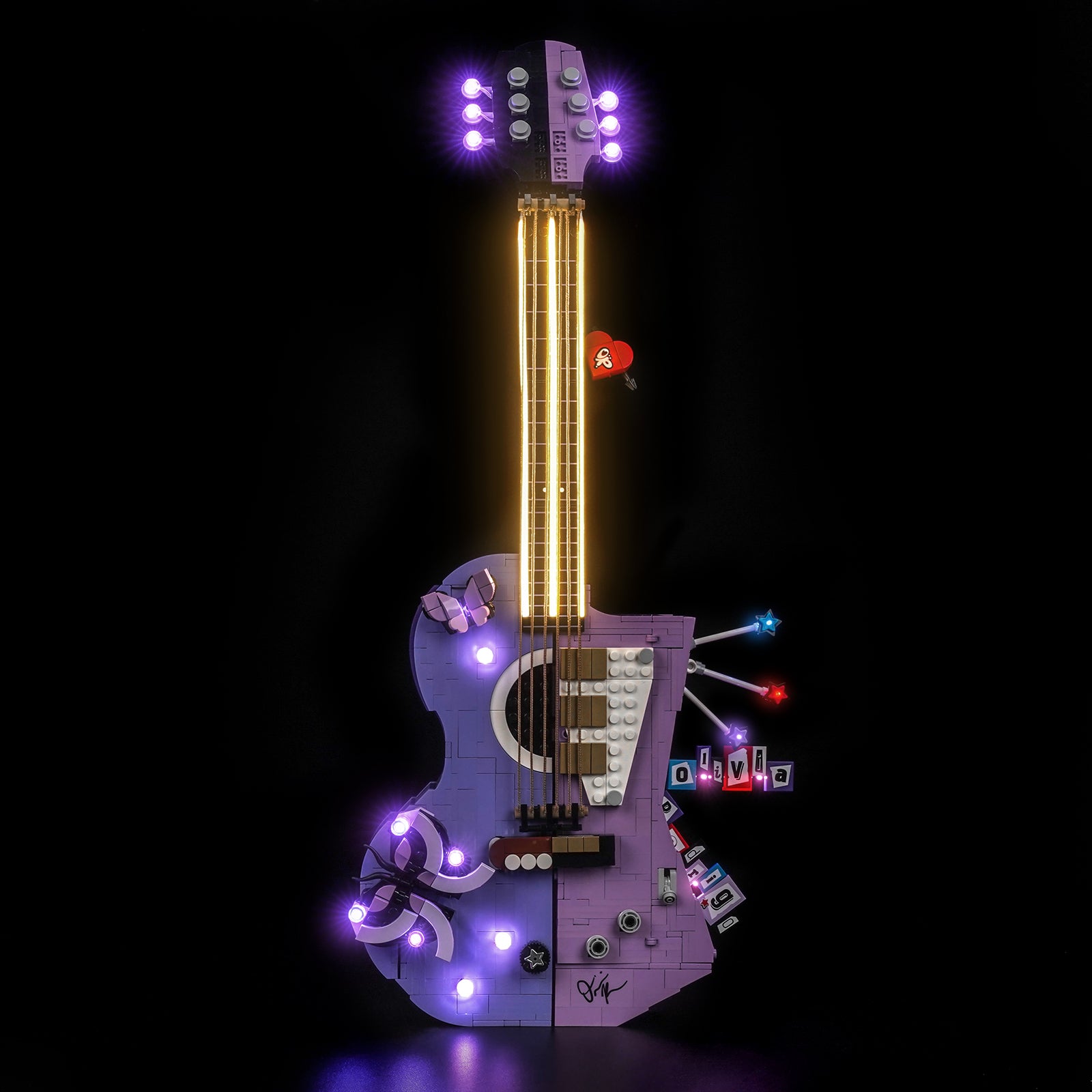 BrickBling Light Kit for LEGO Editions Olivia Rodrigo's Dual Guitar 43031