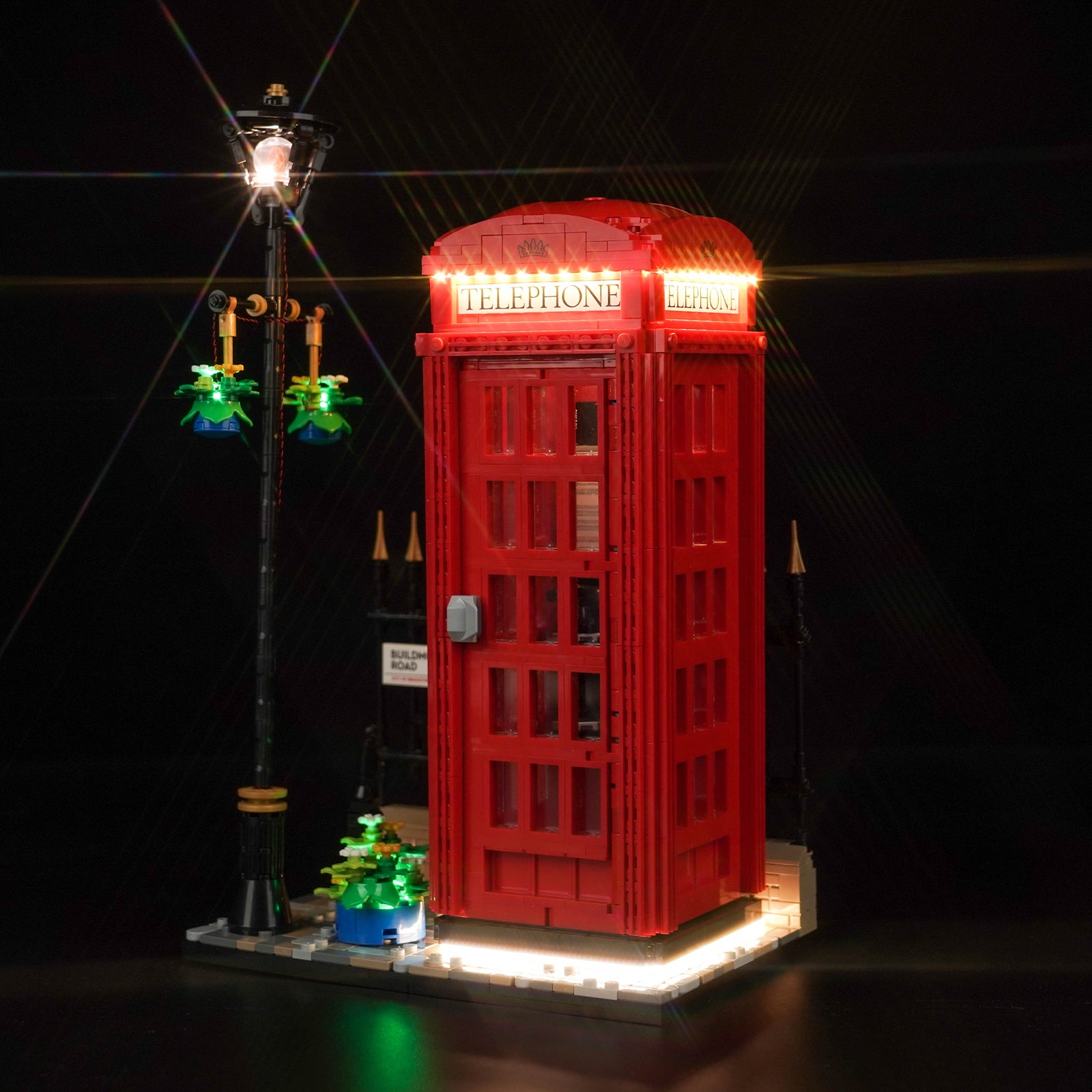 DIY LED Light Kit for LEGO Ideas Red London Telephone Box 21347