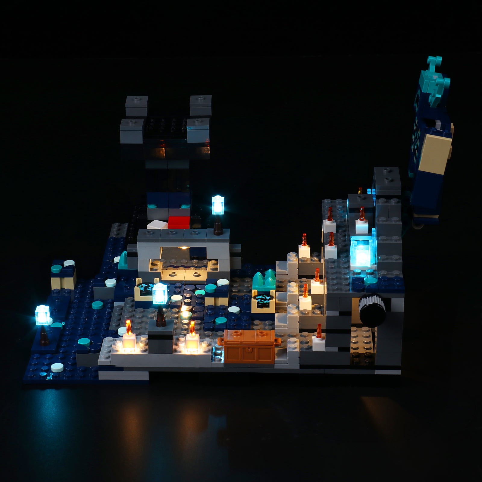 BrickBling Lichtset für LEGO The Deep Dark Battle Playset 21246