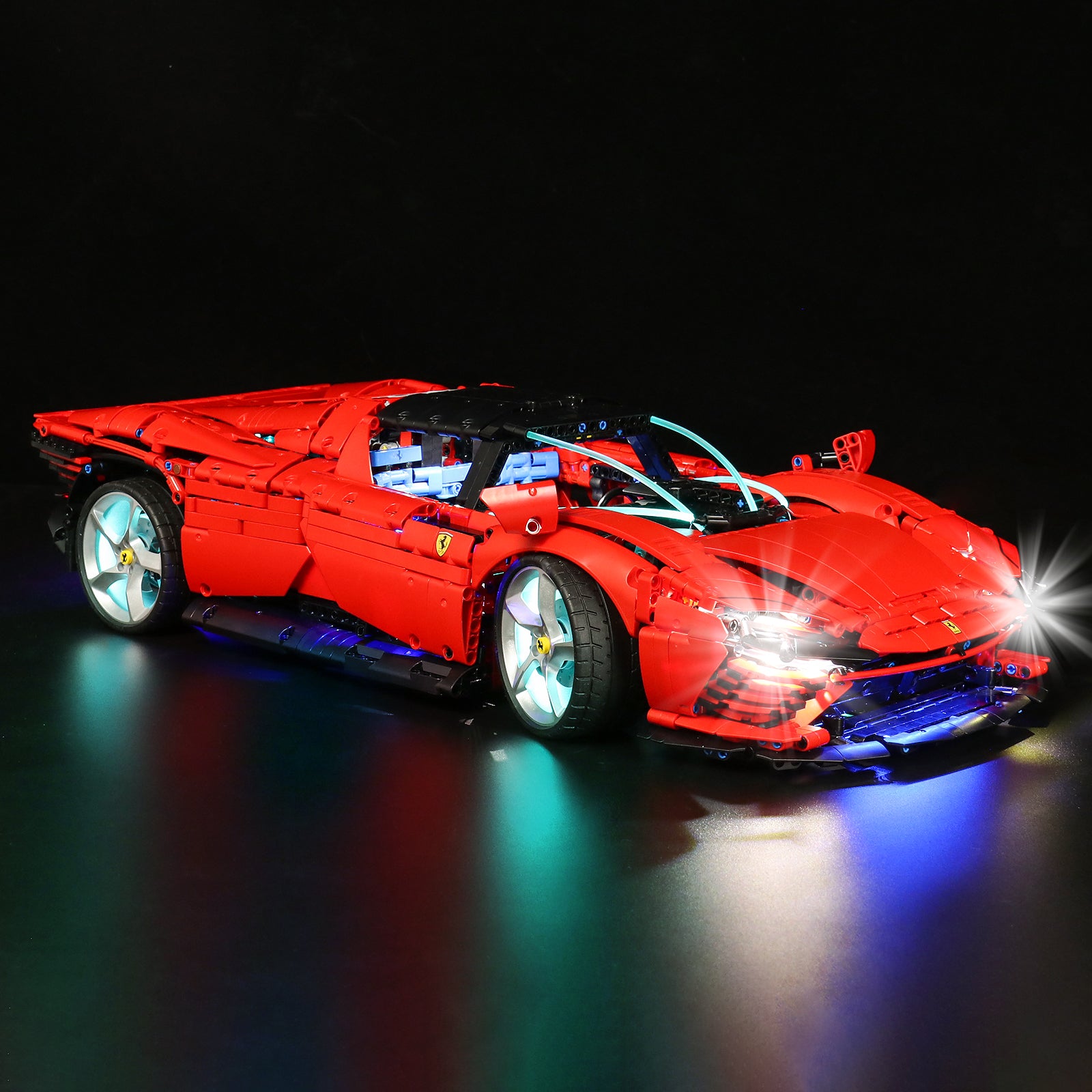 BrickBling Light Kit for LEGO Technic Ferrari Daytona SP3 42143 Upgraded Version