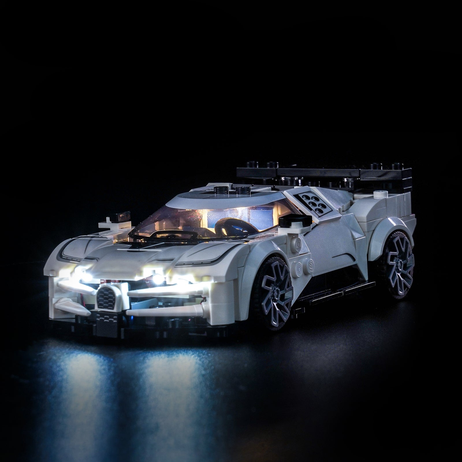 Kit d'éclairage BrickBling pour LEGO Speed Champions Bugatti Centodieci Hypercar 77240